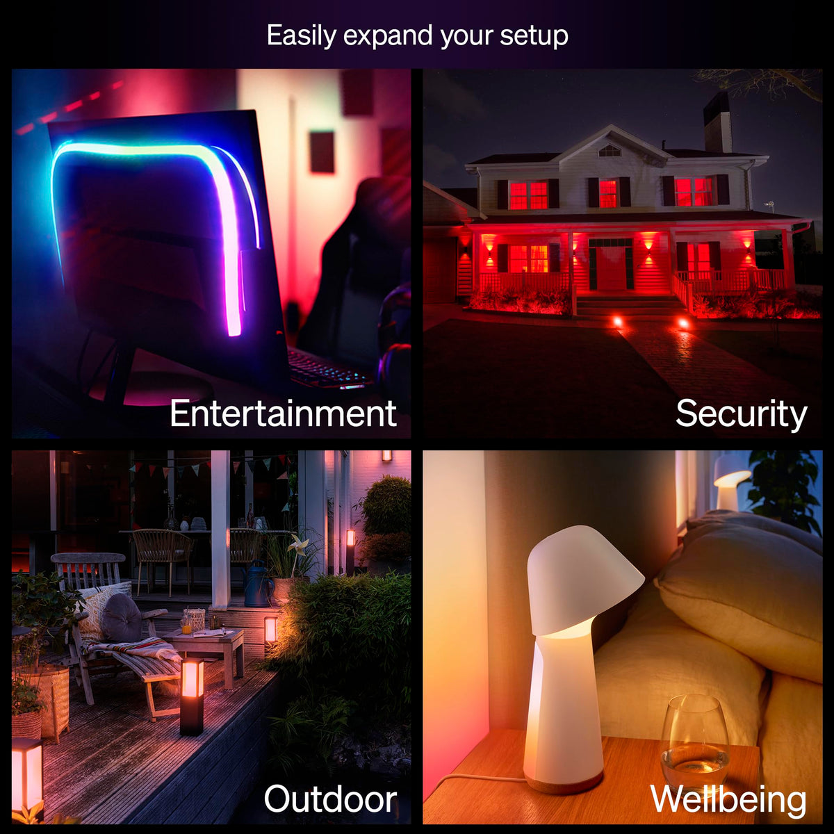 Philips Hue Essential Smart LED A19 Bulb, White and Color Ambiance, E26 Base, 8.8W, 2200K-6500K, 800 Lumens, Dimmable, Works with Alexa, Google Assistant, and Apple Home, 2 Pack 🍁 All In One Marketplace Canada