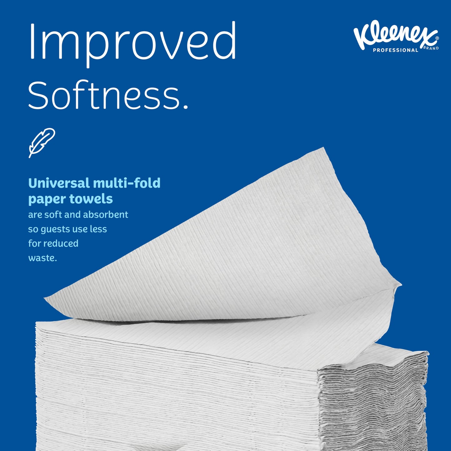 Kleenex Professional Universal Multifold Paper Towels, Bulk (02046), Absorbency Pockets, 9.2" x 9.4" Towel, White (150 Sheets/Pack, 8 Packs/Case, 1,200 Sheet Total) 🍁 All In One Marketplace Canada