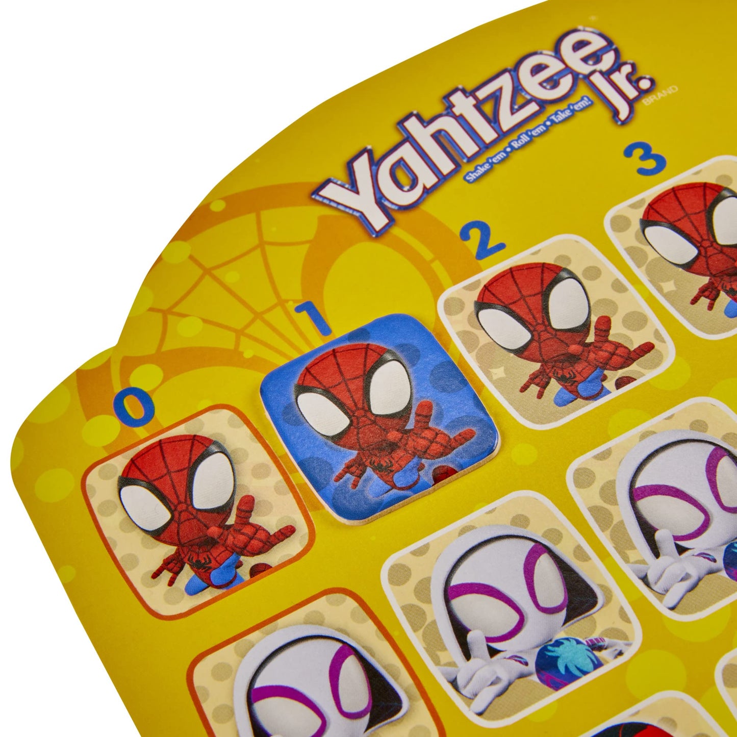 Hasbro Yahtzee Jr.: Marvel Spidey and His Amazing Friends Edition Board Game for Kids Ages 4 and Up, Counting and Matching Game for Preschoolers, English 🍁 All In One Marketplace Canada
