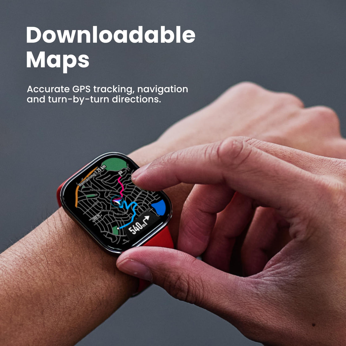 Amazfit Bip 6 Smart Watch 46mm, 14 Day Battery, 1.97" AMOLED Display, GPS & Free Maps, AI, Bluetooth Call & Text, Health, Fitness & Sleep Tracker, 140+ Workout Modes, 5 ATM Water-Resistance, Black 🍁 All In One Marketplace Canada