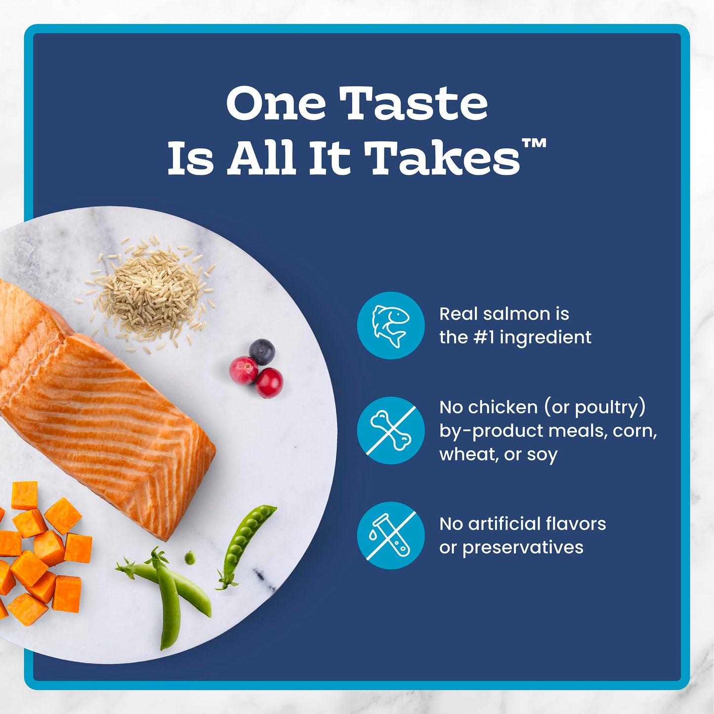 Blue Buffalo Tastefuls Salmon & Brown Rice Recipe Dry Indoor Cat Food for Adult Cats, Real Salmon First, Deliciously Healthy Natural Cat Food, Supports Digestive Care and Coat Health, 3.1kg Bag 🍁 All In One Marketplace Canada