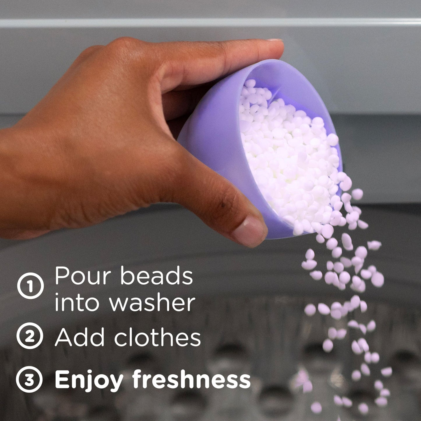Downy Light Laundry Scent Booster Beads, White Lavender Scent, 853g, In-wash fabric beads designed to be gentle with a light boost of scent, No Heavy Perfumes 🍁 All In One Marketplace Canada