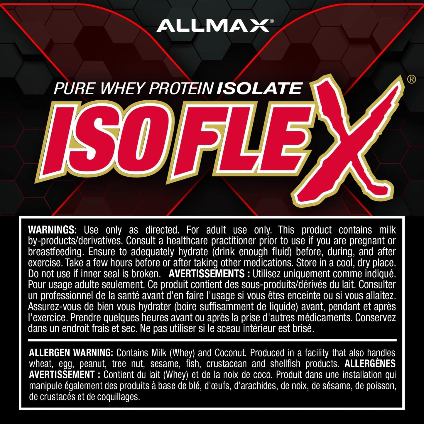 ALLMAX ISOFLEX Whey Protein Isolate, Strawberry, 5 lb 🍁 All In One Marketplace Canada