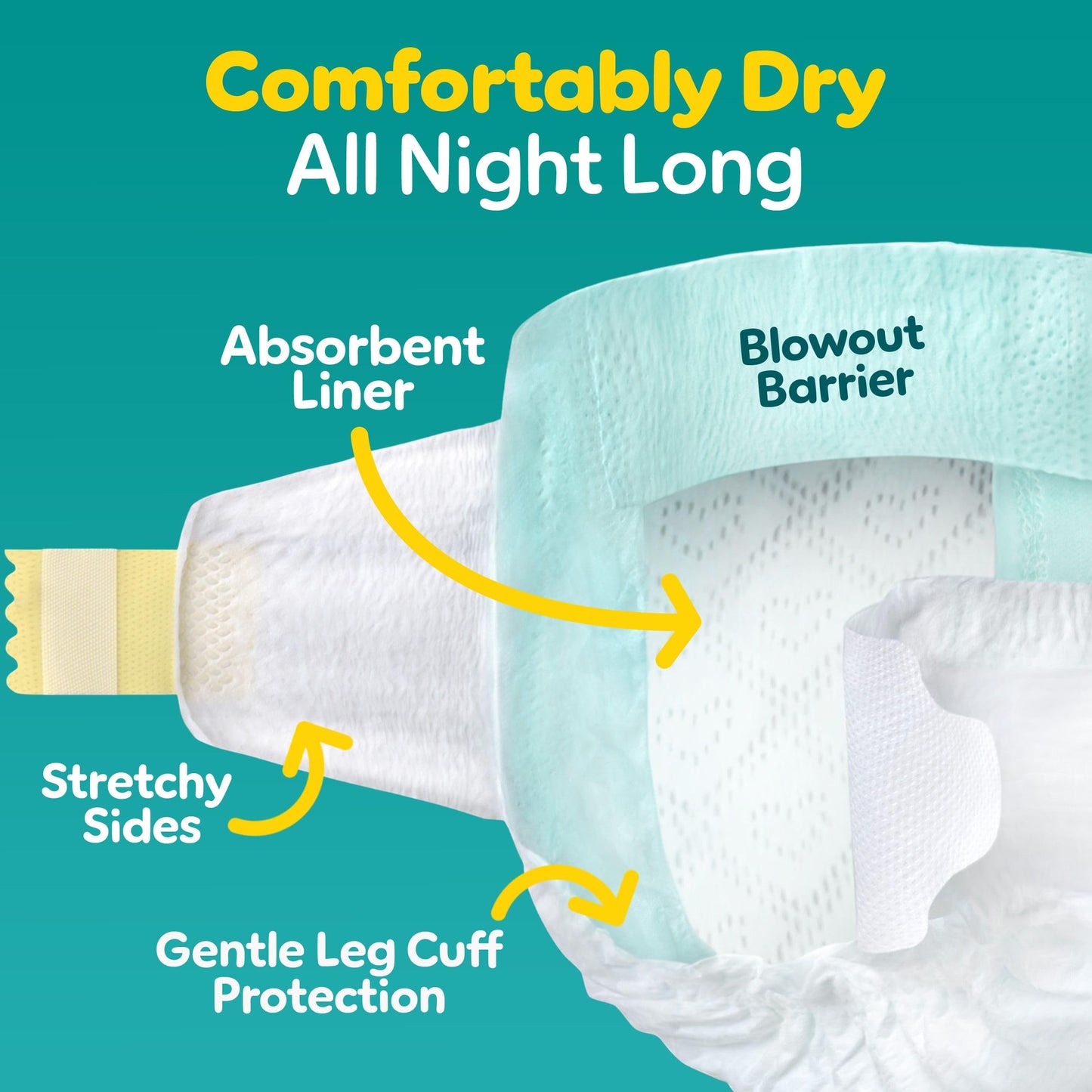 Pampers, Swaddlers Diapers, Ultra Absorbent Disposable Infant Diaper, Size 5 (12.25+ kg), 100 Count 🍁 All In One Marketplace Canada