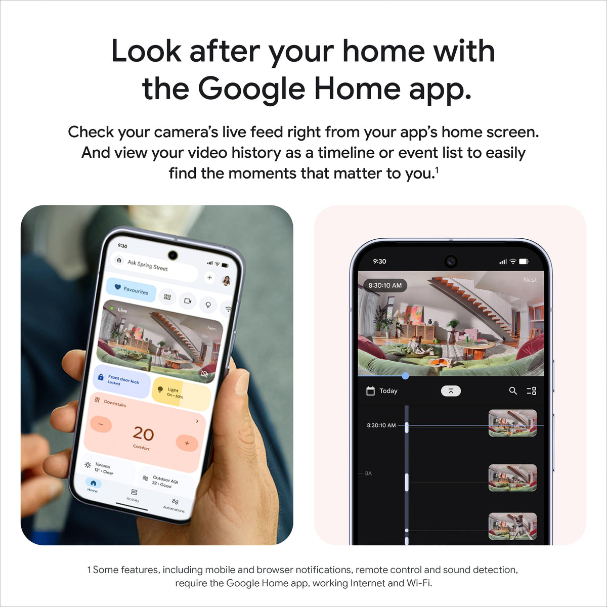 Google Nest Cam Indoor (Wired, 3rd gen) - 2K Video and Gemini 🍁 All In One Marketplace Canada