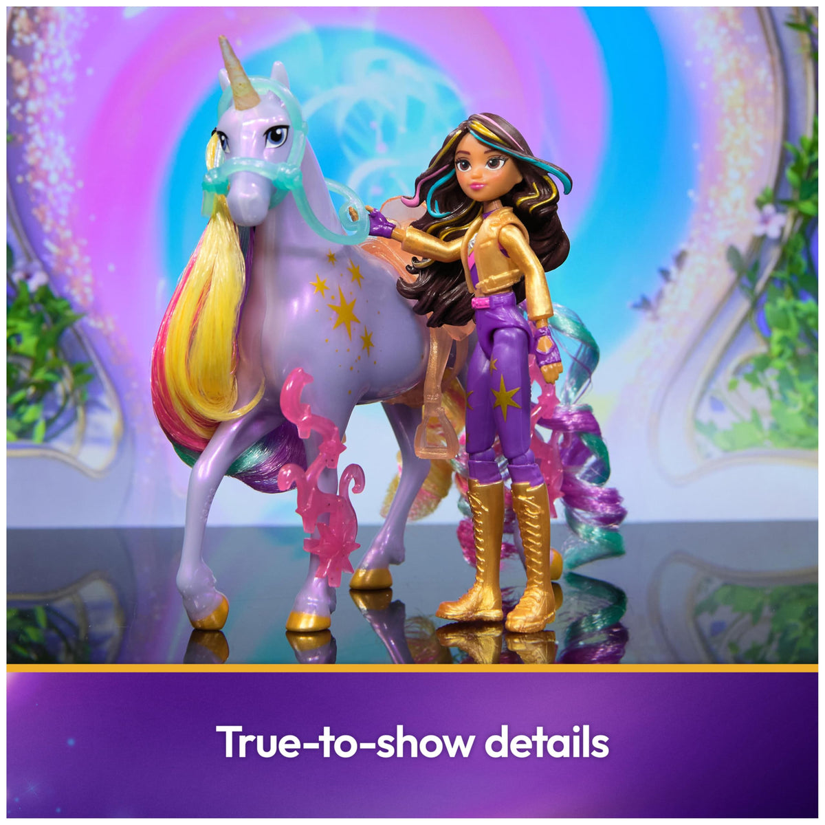 Unicorn Academy, Sophia & Wildstar Power of Friendship Set, Translucent Saddle & 2 Power Accessories, Dolls & Unicorn Toys for Girls Ages 4 and up 🍁 All In One Marketplace Canada