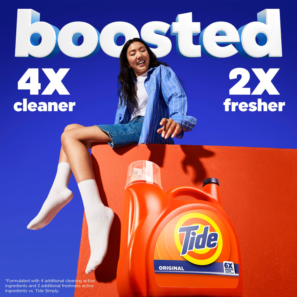 Tide Laundry Detergent Liquid, Original Scent, Works on 100% of Common Stains, Laundry Soap, Liquid Laundry Detergent, 100 Loads, 3.9 L 🍁 All In One Marketplace Canada
