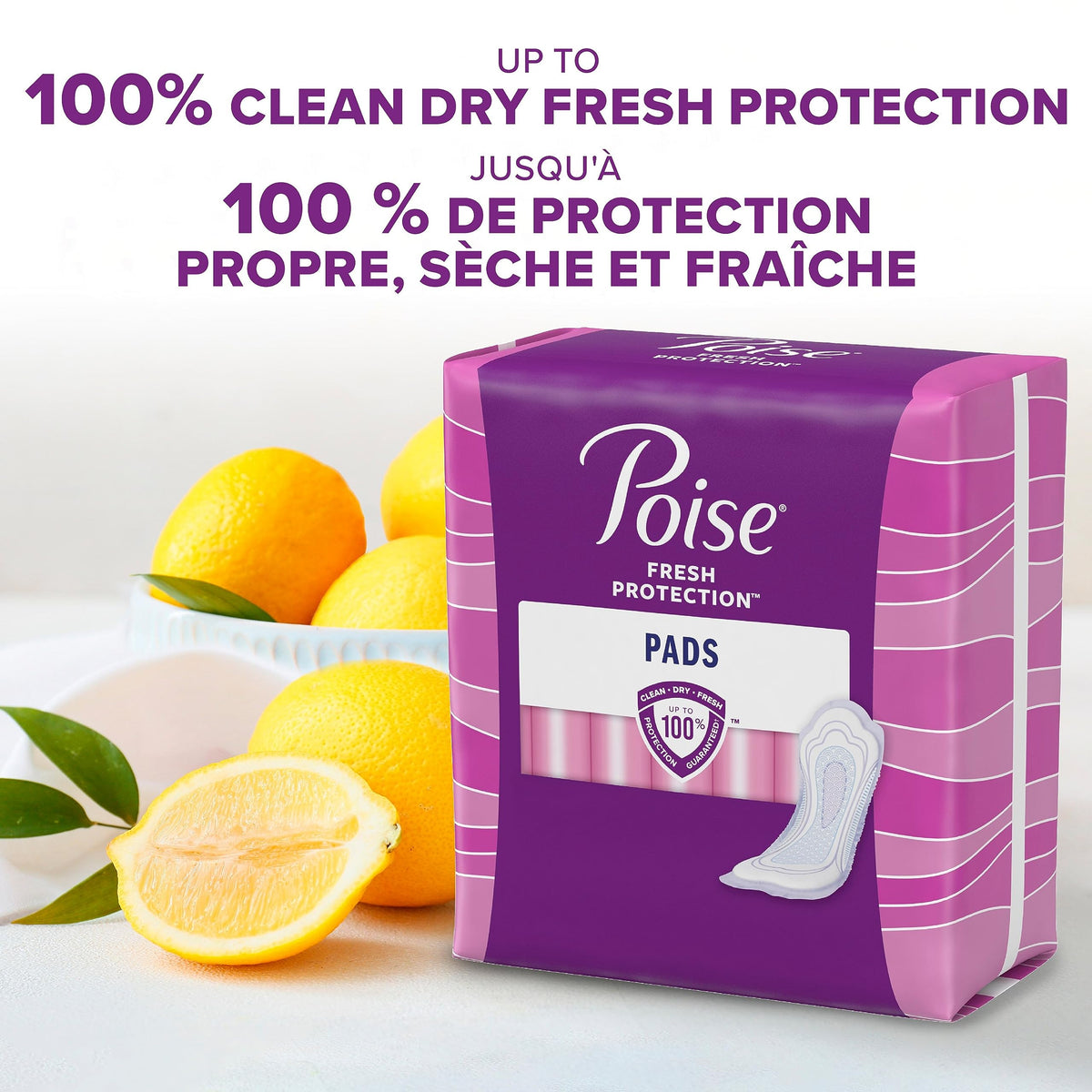 Poise Incontinence Pads for Women, Ultimate Absorbency, Long, Original Design, 90 Count (2 Packs of 45) (Packaging May Vary) 🍁 All In One Marketplace Canada