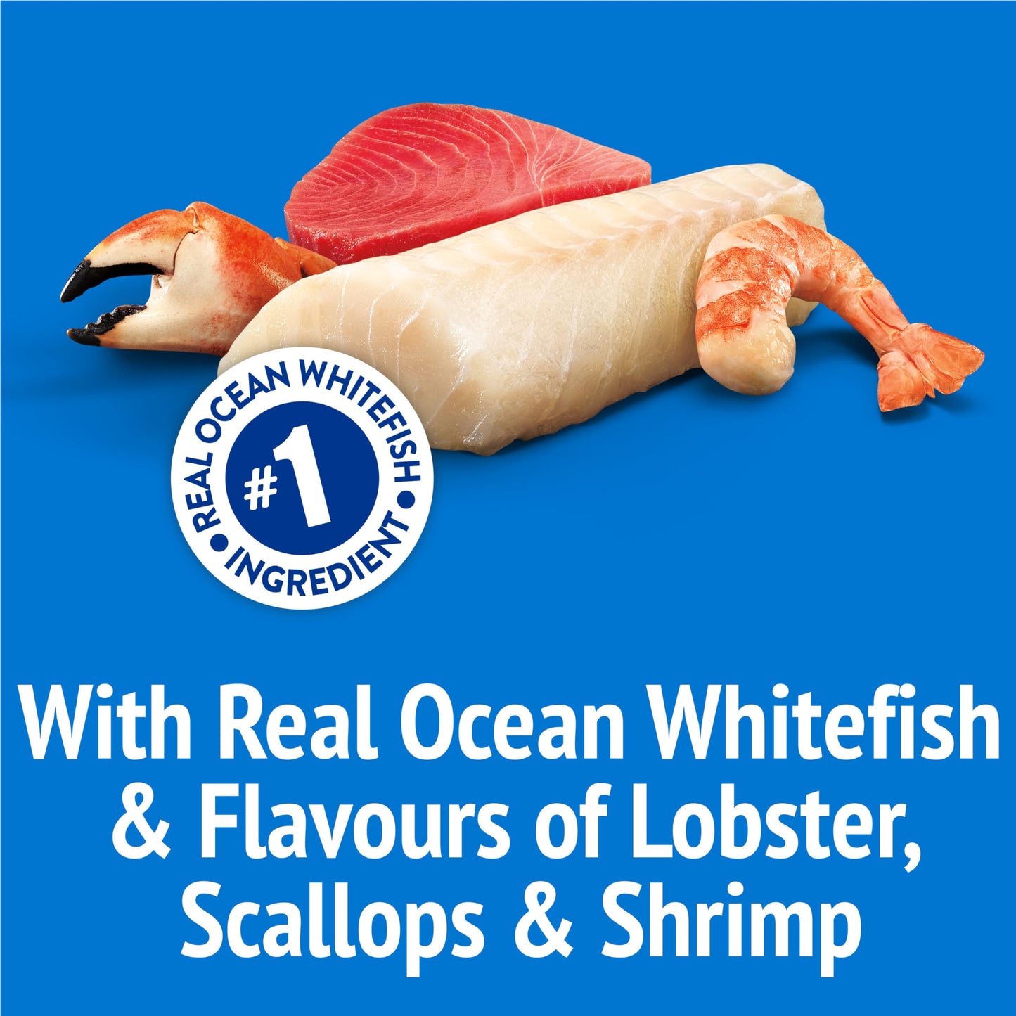 Friskies Party Mix Cat Treats, Ocean Crunch Ocean Whitefish 510g (3 Pack) 🍁 All In One Marketplace Canada
