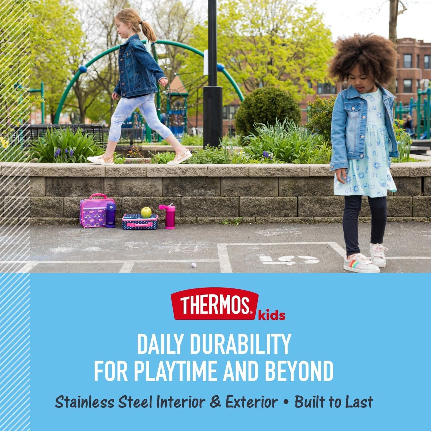 THERMOS FUNTAINER Kids Food Jar with Spoon, 10oz, Bluey 🍁 All In One Marketplace Canada
