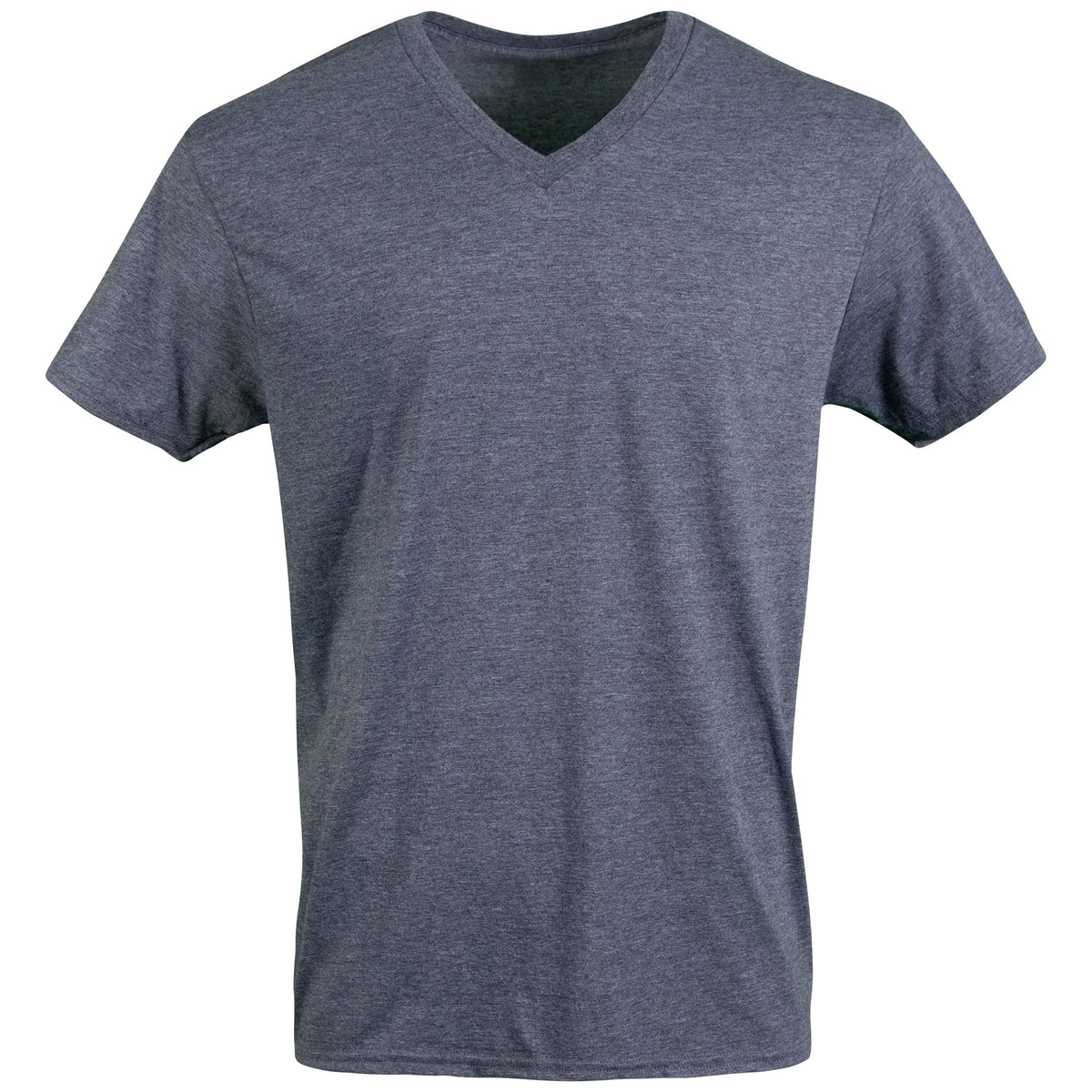Gildan Men's V-Neck T-Shirts, Multipack, Style G1103, Navy/Heather Navy/Indigo Blue (5-Pack), X-Large 🍁 All In One Marketplace Canada