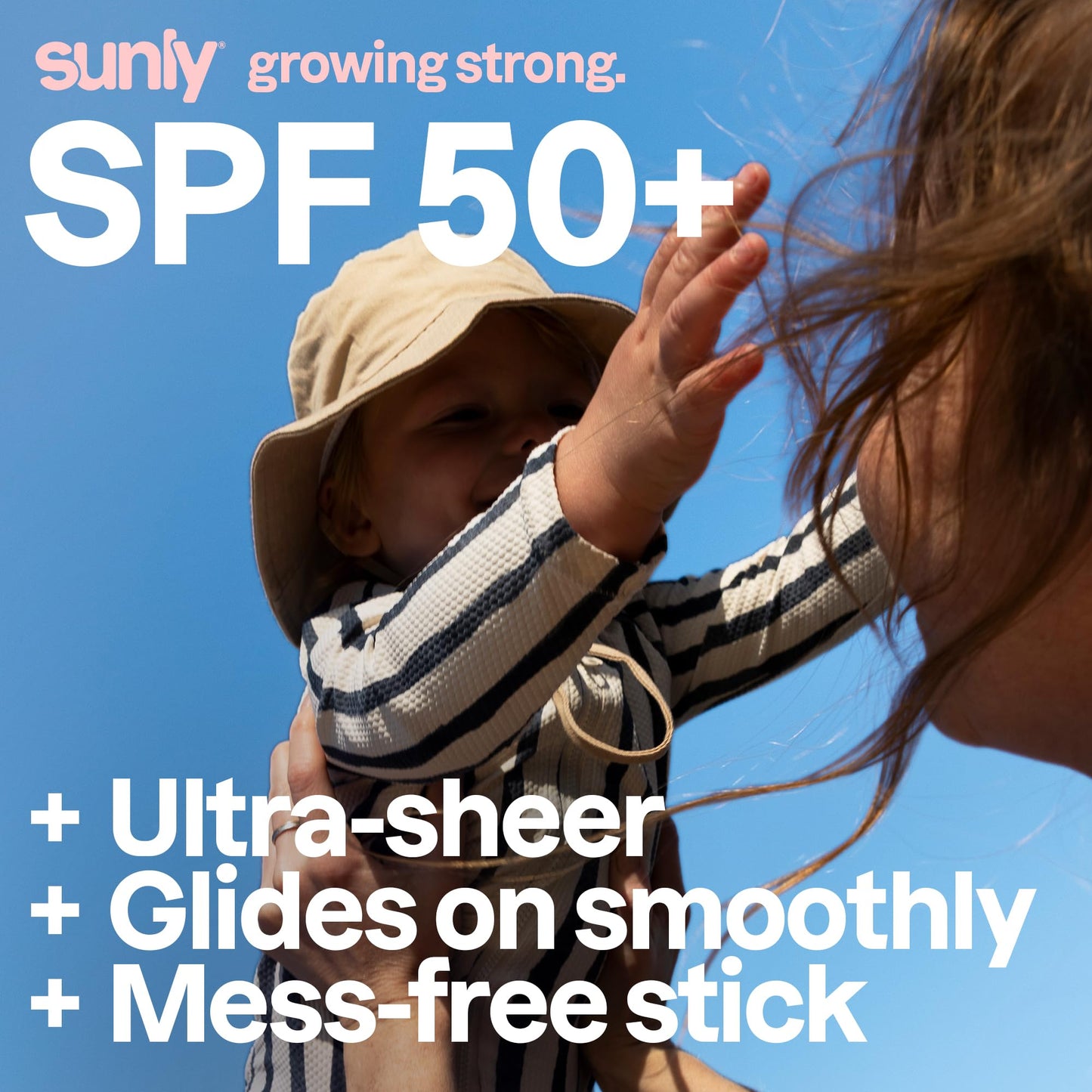 ATTITUDE Baby Mineral Sunscreen Stick SPF 50, Broad Spectrum Zinc Oxide, EWG Verified, Non-Nano, Mess-Free Stick for Face & Body, Lightweight Non-Greasy, Vegan, Unscented, 60 grams 🍁 All In One Marketplace Canada