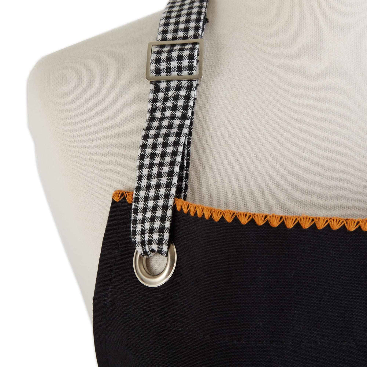 DII Happy Halloween Collection Goth Style Spooky Kitchen Apron, One Size, Basic Witch