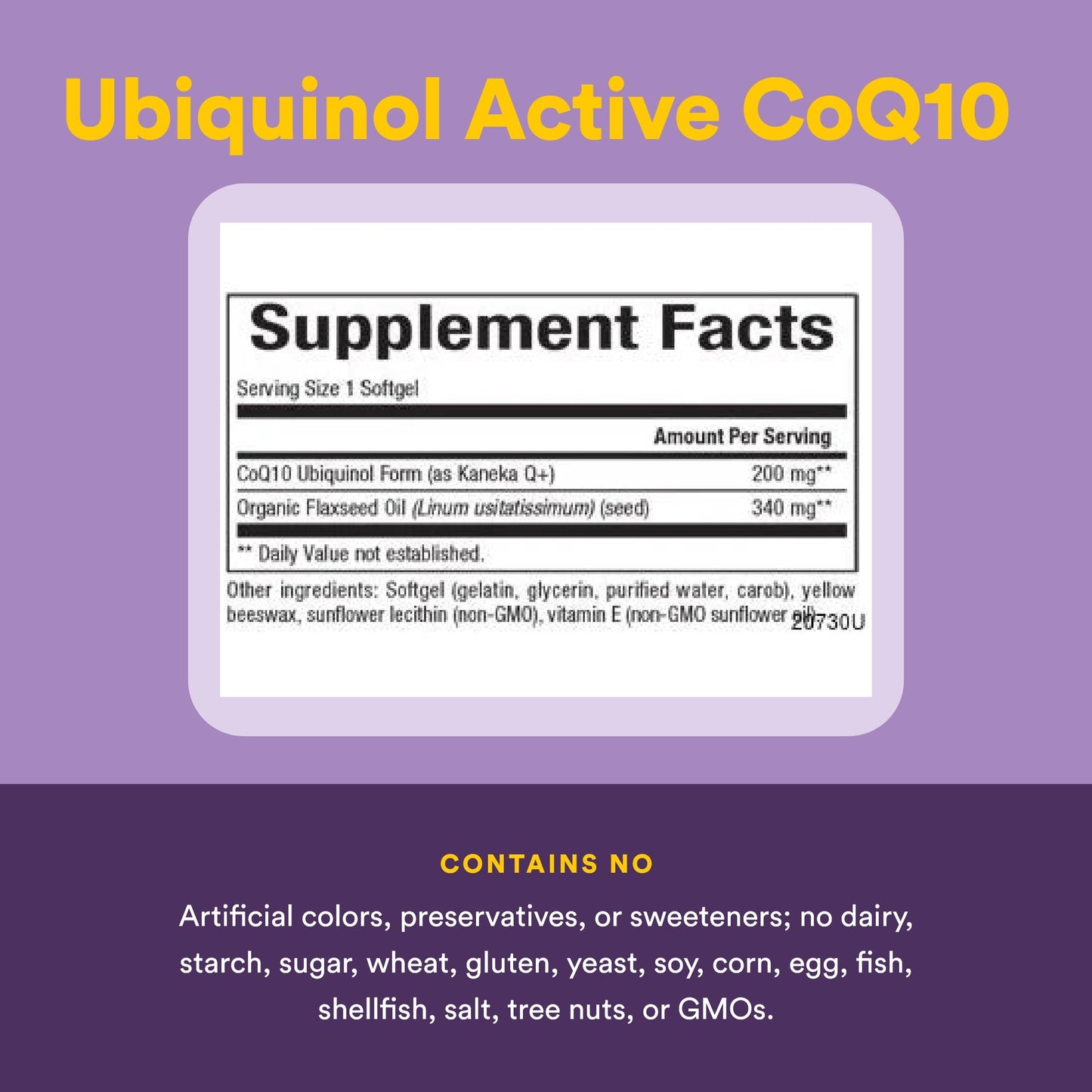 Natural Factors - Ubiquinol Active CoQ10 200mg, 60 Softgels 🍁 All In One Marketplace Canada