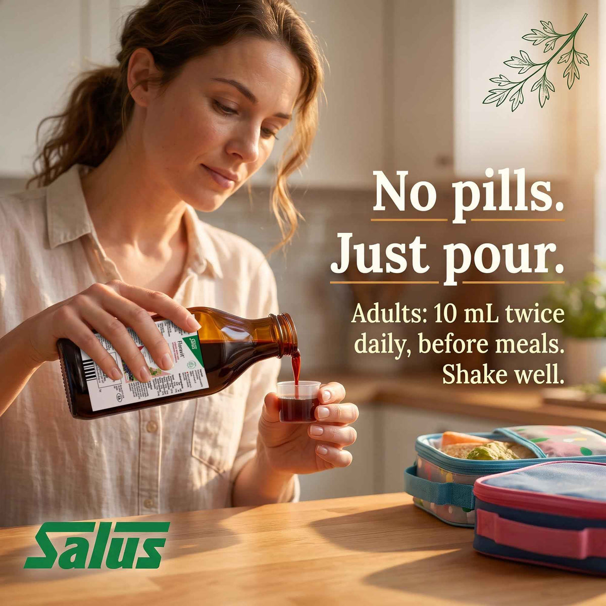 Salus Floravit Liquid Iron and Vitamins | Herbal Iron Supplement for Women, Men, and Children | Gluten-Free, Yeast-Free, Non-Dairy, Non-GMO (700 ML)