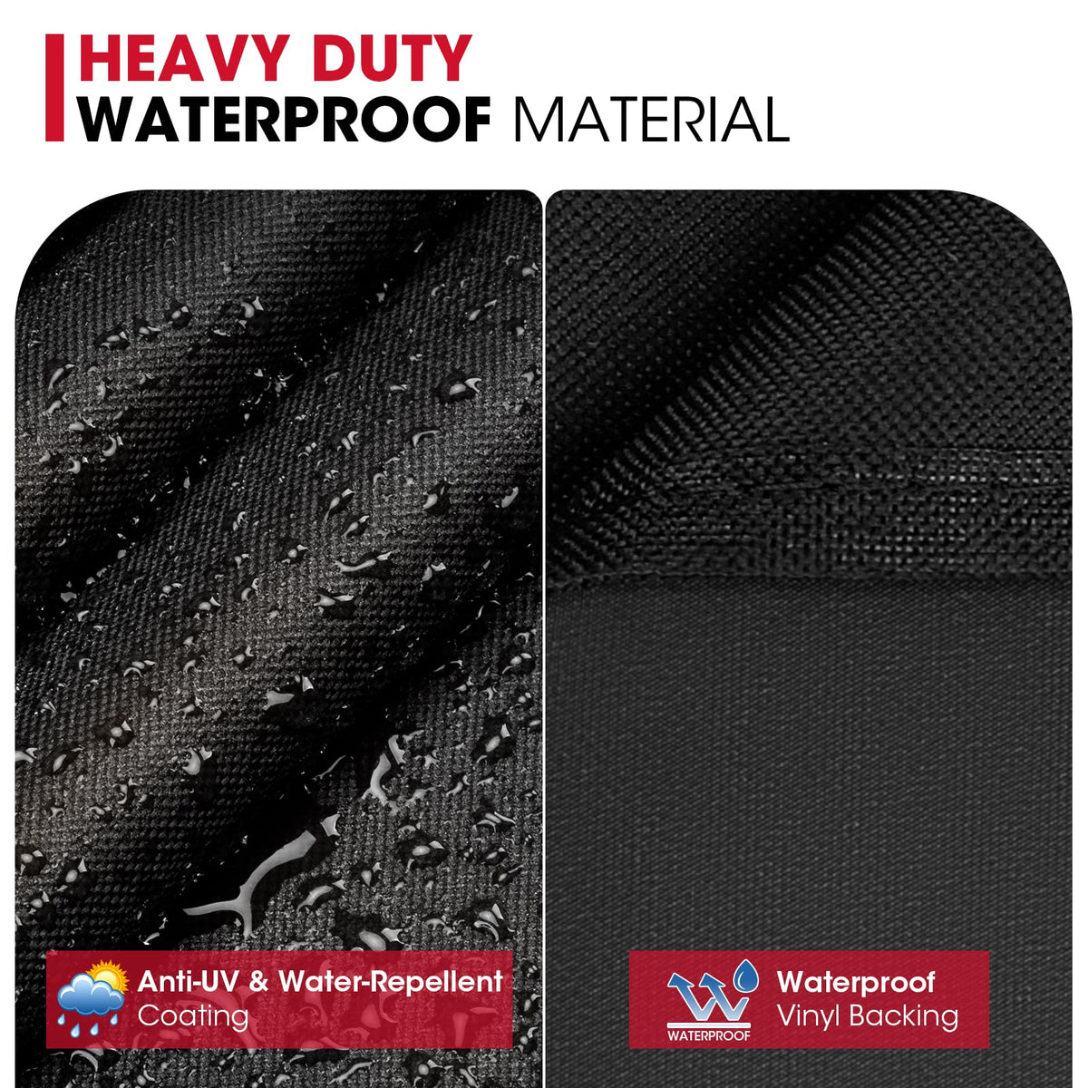 UNICOOK BBQ Cover 60 Inch, Heavy Duty Waterproof Housse BBQ, Special Fade and UV Resistant Outdoor Barbecue Grill Cover, Barbecue Accessories Compatible for Weber Char-Broil Nexgrill and More 🍁 All In One Marketplace Canada