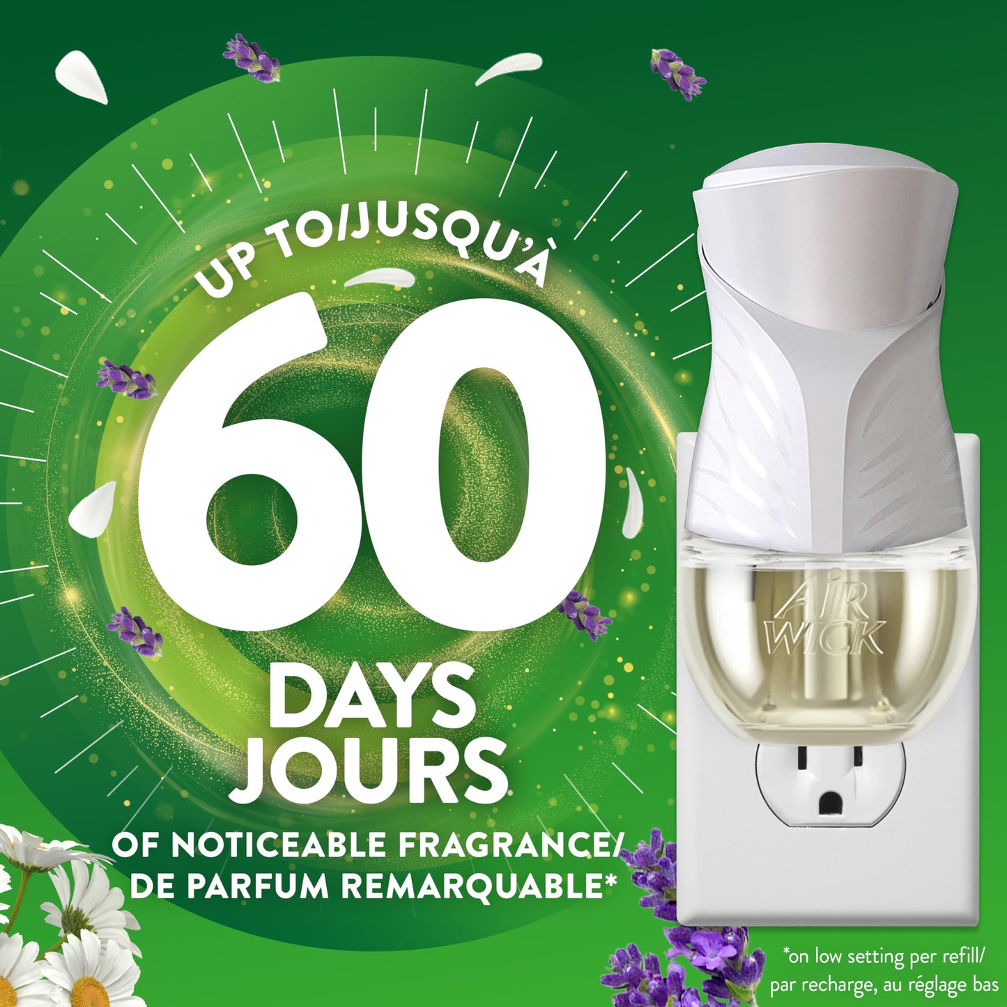 Air Wick Plug in Scented Oil Refills, Lavender and Chamomile, Eco Friendly, Essential Oils, Air Freshener, 0.67 Fl Oz (Pack of 10) 🍁 All In One Marketplace Canada