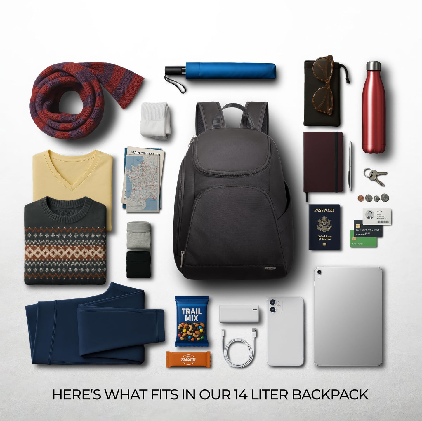 Travelon Backpack,Black,One Size 🍁 All In One Marketplace Canada