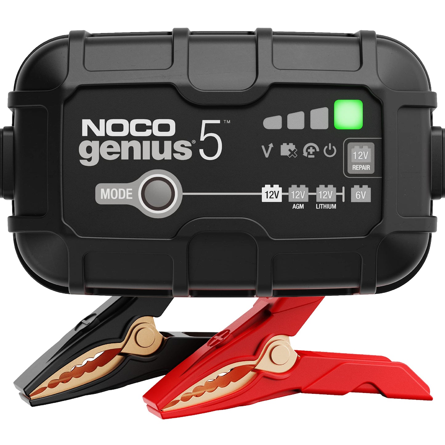 NOCO GENIUS5: 5A 6V/12V Smart Battery Charger – Automatic Maintainer, Trickle Charger & Desulfator with Overcharge Protection & Temperature Compensation – for Lead-Acid & Lithium Batteries 🍁 All In One Marketplace Canada