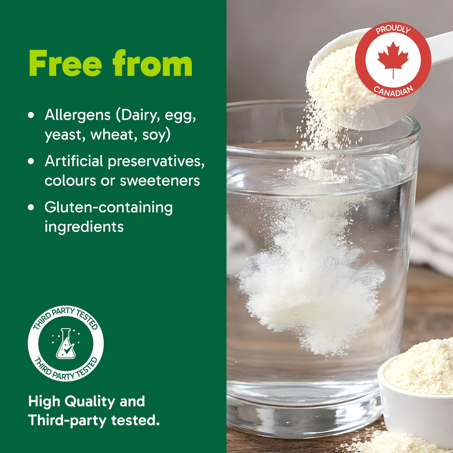 Organika Canadian-Made Creatine Powder- Peach Mango- Pure Micronized Creatine Monohydrate - Helps Build Lean Muscle, Increase Strength, and Improved Recovery and Performance for Men and Women - 600g 🍁 All In One Marketplace Canada