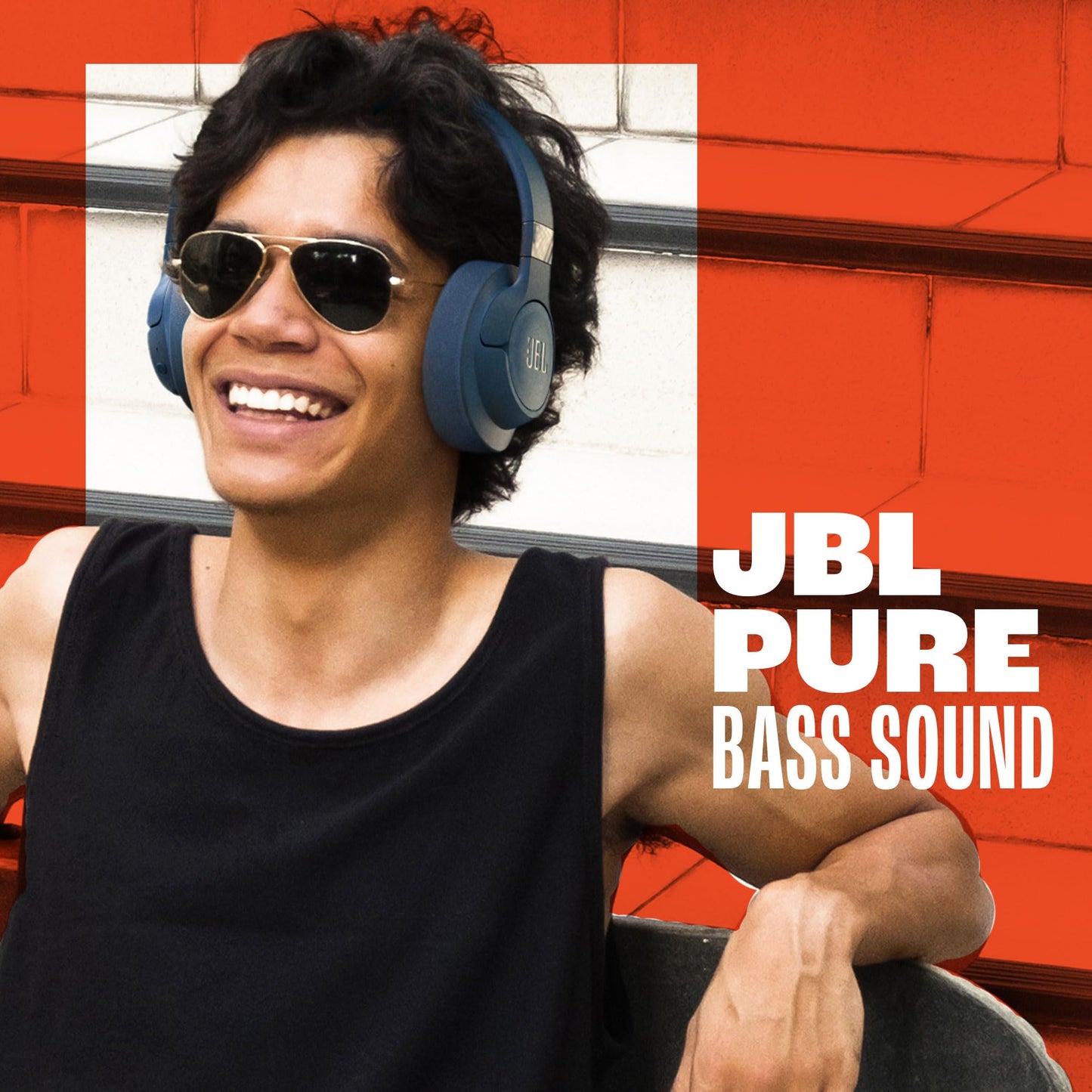JBL Tune 720BT - Wireless Over-Ear Headphones with JBL Pure Bass Sound, Bluetooth 5.3, Up to 76H Battery Life and Speed Charge, Lightweight, Comfortable and Foldable Design (Blue) 🍁 All In One Marketplace Canada