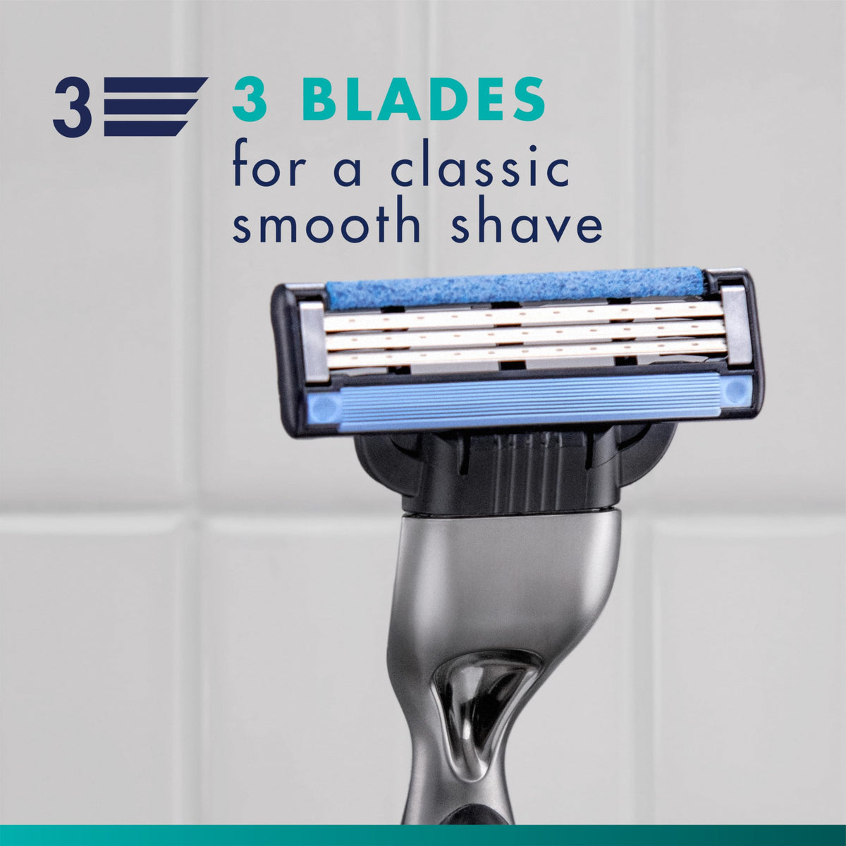 Gillette Men's Razor Blade Refills, 13 Mach3 Cartridges + 2 Mach3 Turbo Cartridges Blue, Total Pack of 15 🍁 All In One Marketplace Canada