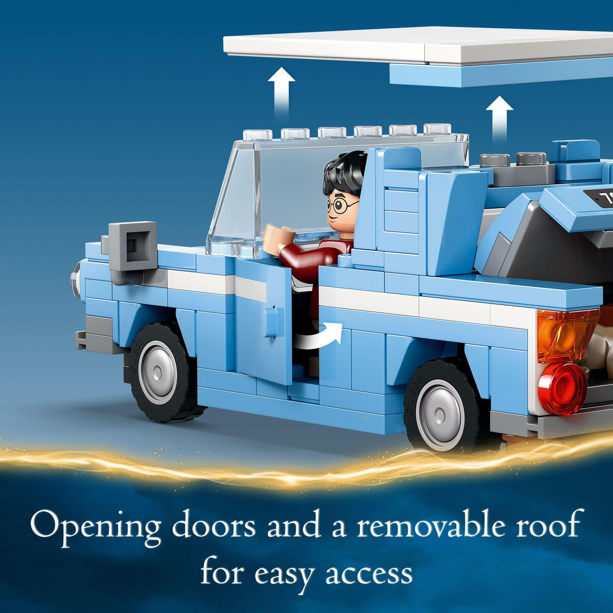 LEGO Harry Potter Flying Ford Anglia, Buildable Car Toy with 2 Minifigures for Role Play, Fantasy Playset for Kids, Harry Potter Car, Gift for Boys, Girls and Any Fan Ages 7 and Up, 76424 🍁 All In One Marketplace Canada