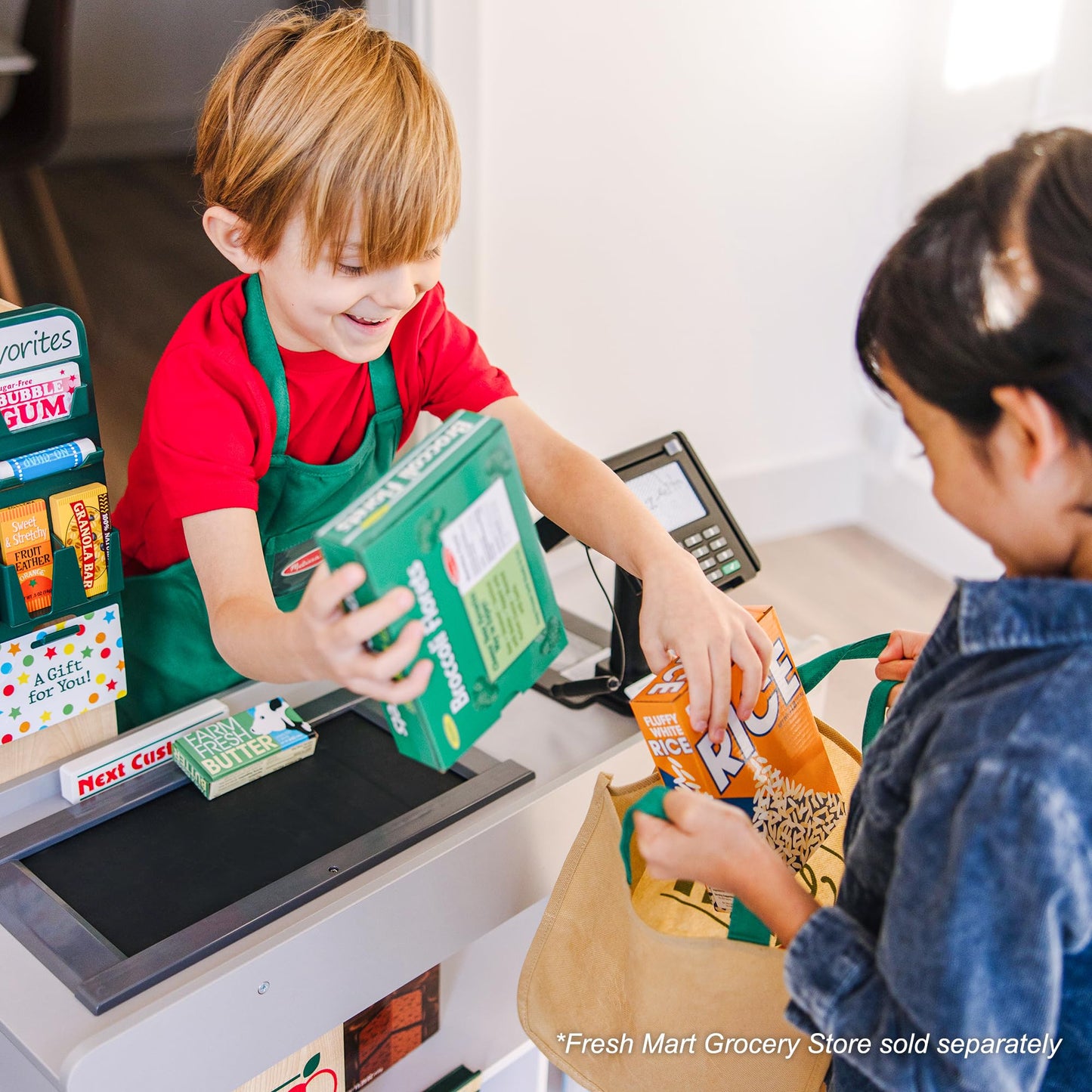 Melissa & Doug Fresh Mart Grocery Store Companion Pretend Play Food Set 🍁 All In One Marketplace Canada