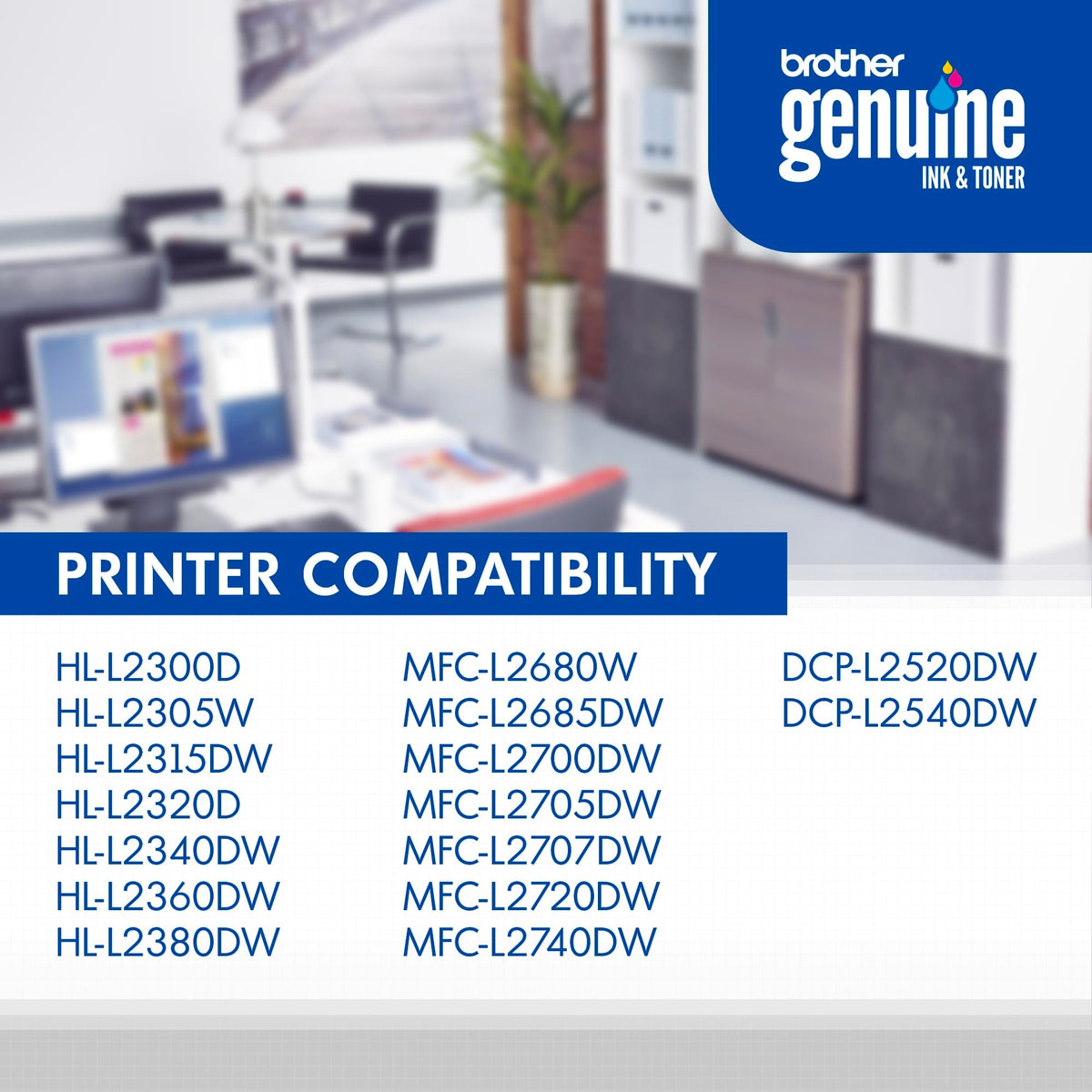 Brother Original TN630 Standard Yield Black Toner Cartridge, Original Toner Replacement cartridges, Toner for Brother Laser Printers HL-L2320D, DCP-L2520DW, MFC-L2700DW, MFC-L2720DW and More 🍁 All In One Marketplace Canada