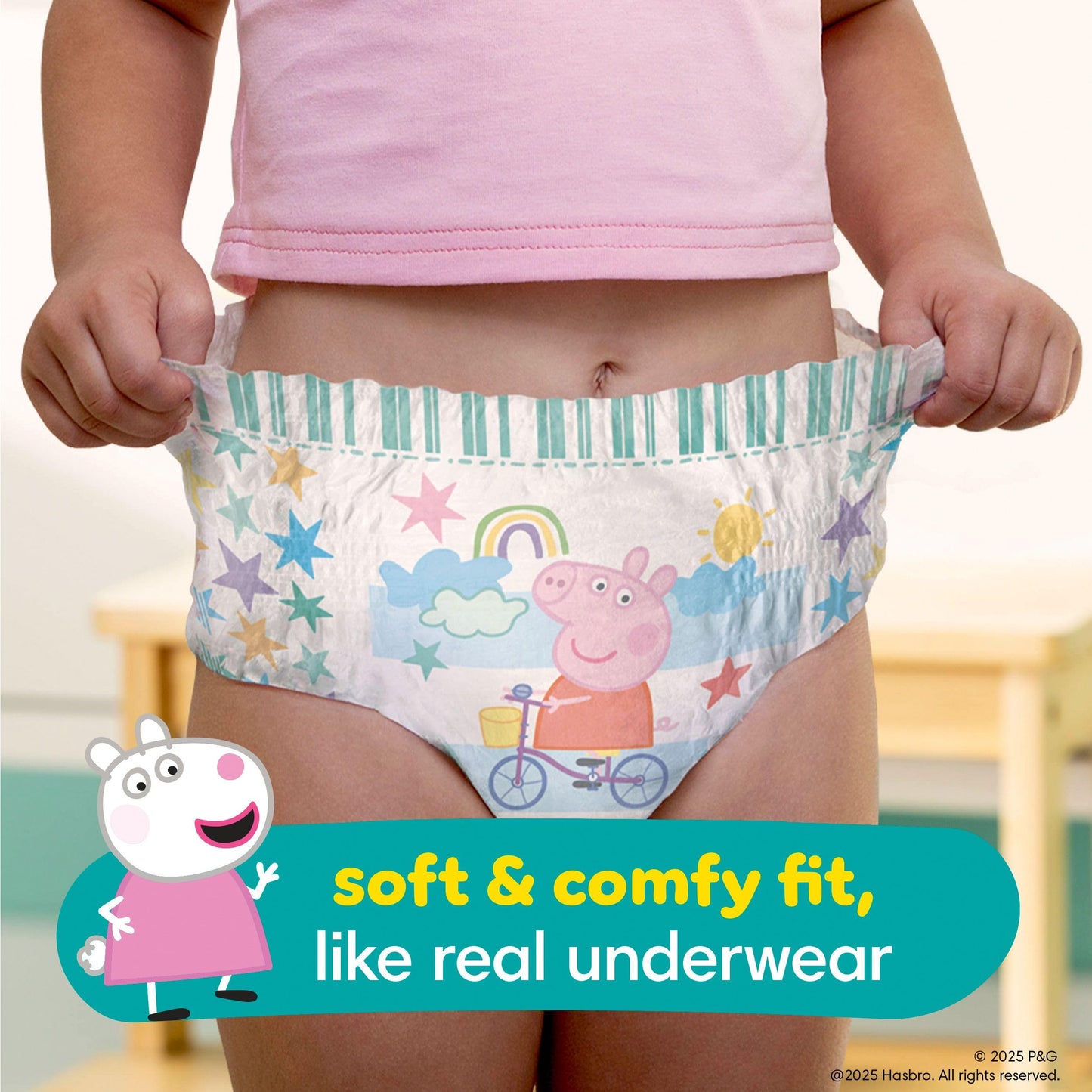 Pampers Easy Ups Girls & Boys Potty Training Pants, Size 5 (3T4T), 66 Count, Peppa Absorbent Training Underwear, Up to 100% Leakproof Day and Night, Hypoallergenic 🍁 All In One Marketplace Canada