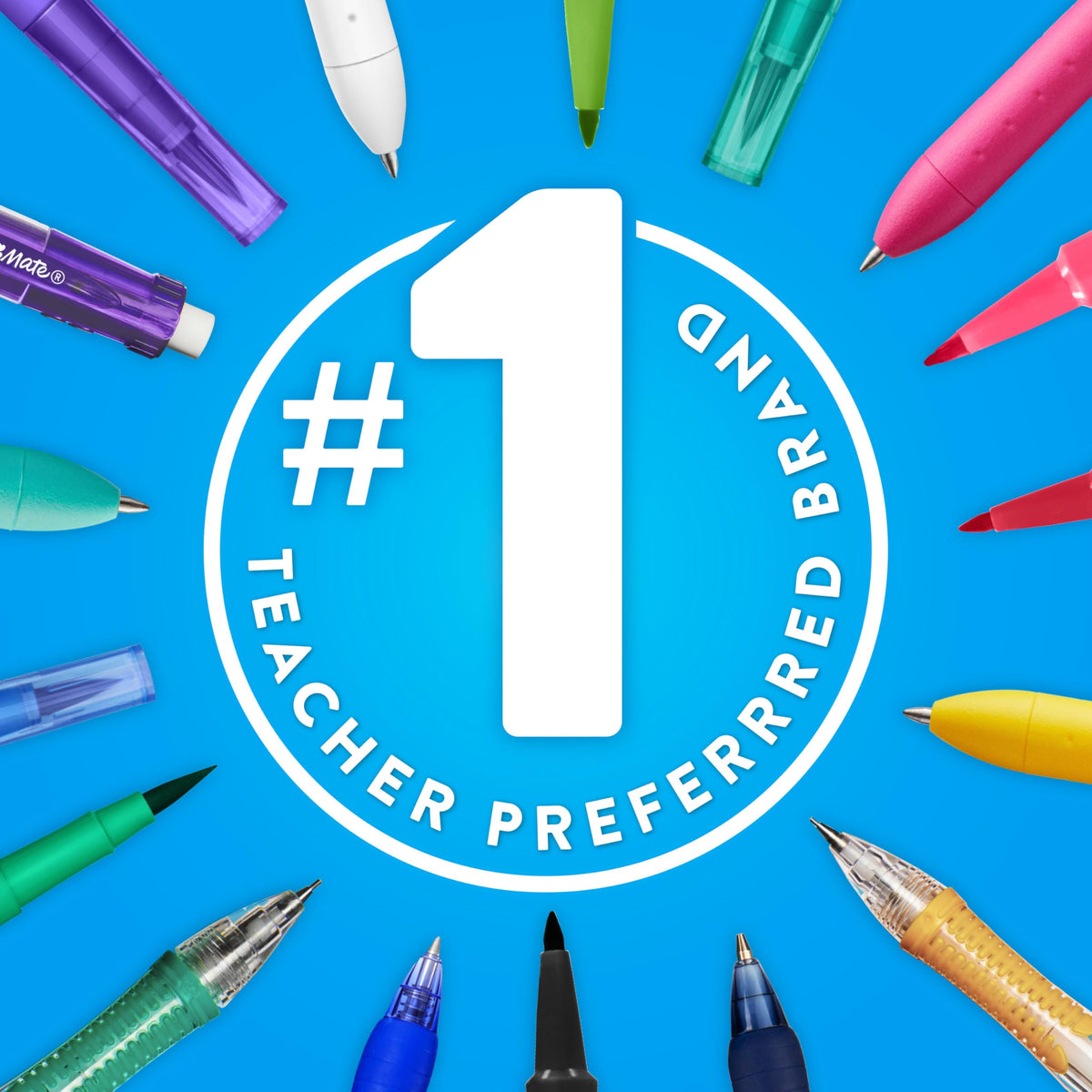 Paper Mate Flair Felt Tip Pens, Medium Point (0.7 mm), Assorted Colours, 24 Count 🍁 All In One Marketplace Canada