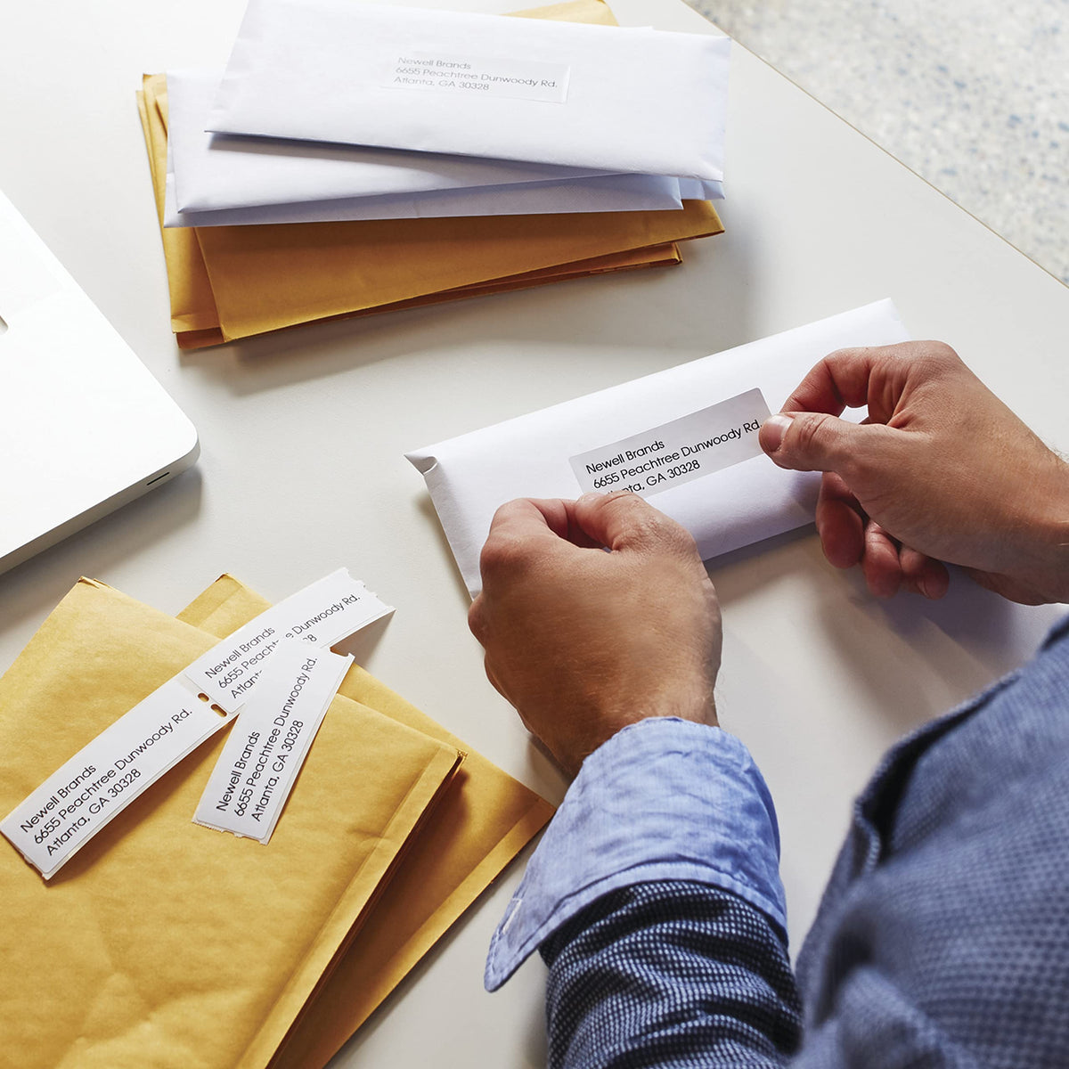 DYMO Authentic LW Mailing Address Labels for LabelWriter Label Printers, (1-1/8" x 3-1/2"), 3 Rolls of 350 (1050 Total) 🍁 All In One Marketplace Canada