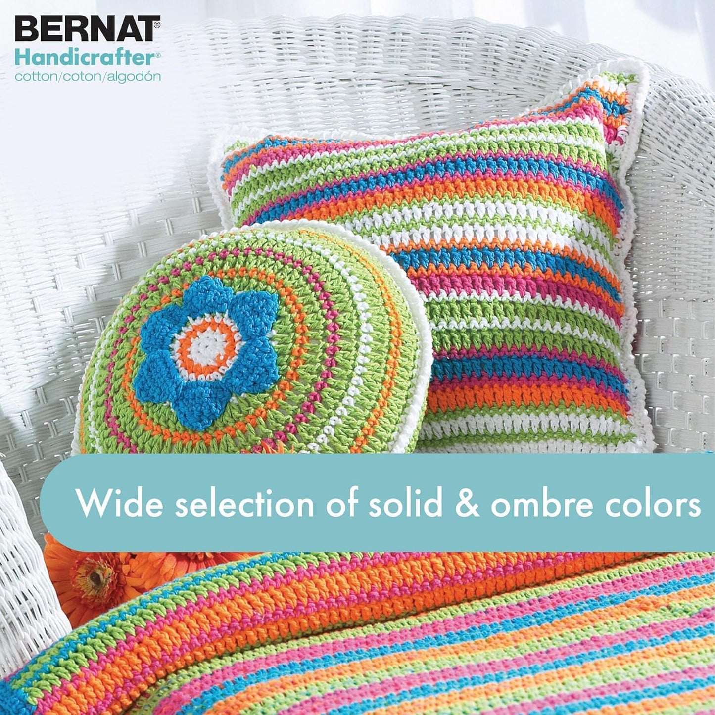 Bernat Softee Cotton Cotton Yarn - 3 Pack of 120g/4.25oz - Nylon - 3 DK (Light) - 254 Yards - Knitting/Crochet 🍁 All In One Marketplace Canada