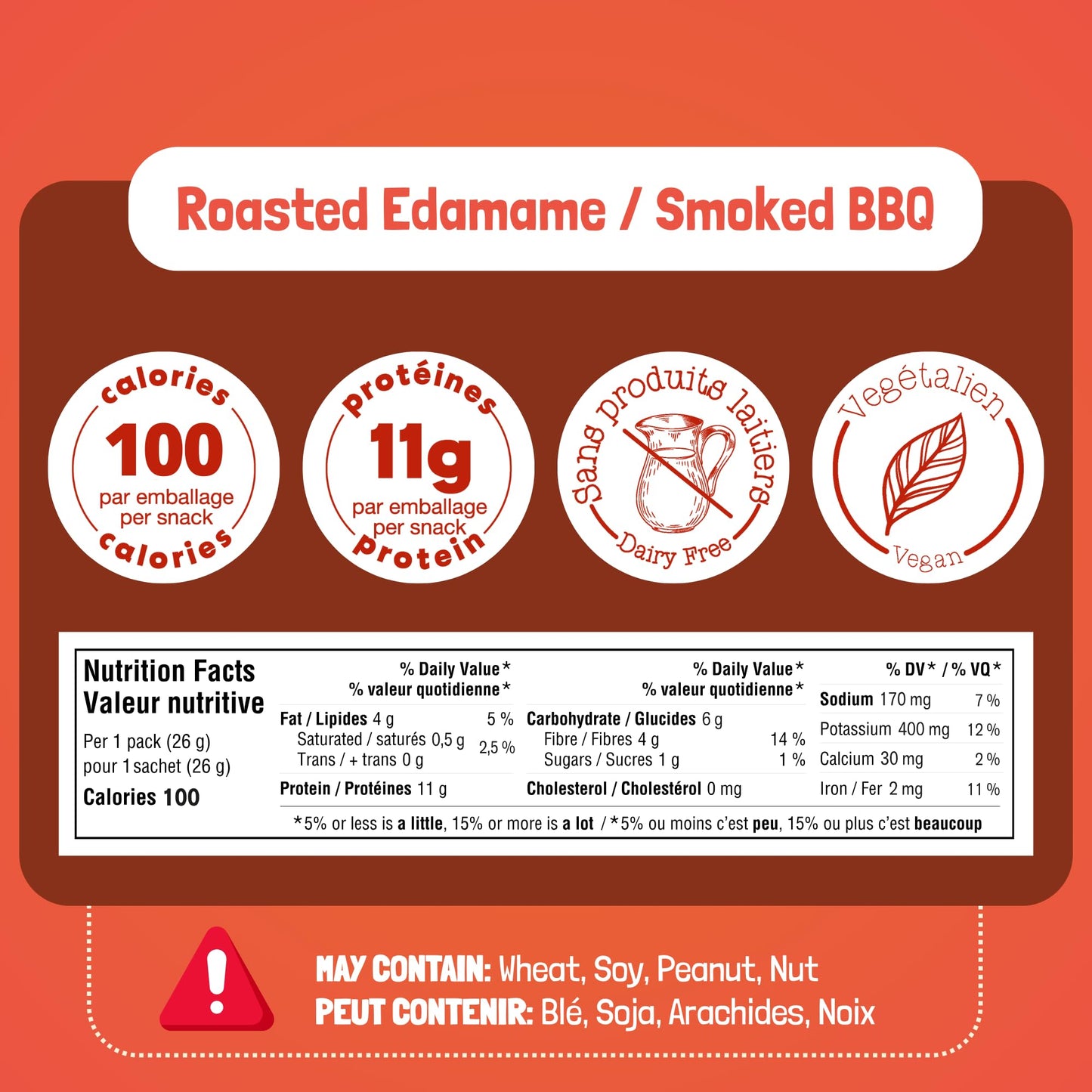 GoBeanz Crunchy Roasted Edamame, Tasty Smoked BBQ, High Protein Healthy Snack, For Adults & Kids, 20 Single Serve Packs, Low calorie, Low Sugar Plant Based, Salty Snacks 🍁 All In One Marketplace Canada