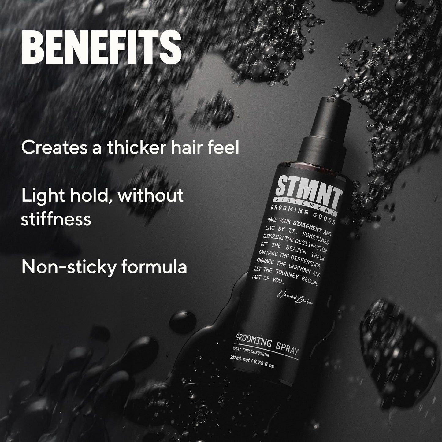 STMNT Grooming Goods Grooming Spray, 6.7 oz | Natural Finish | Thicker Hair Feel | Non-Sticky 🍁 All In One Marketplace Canada