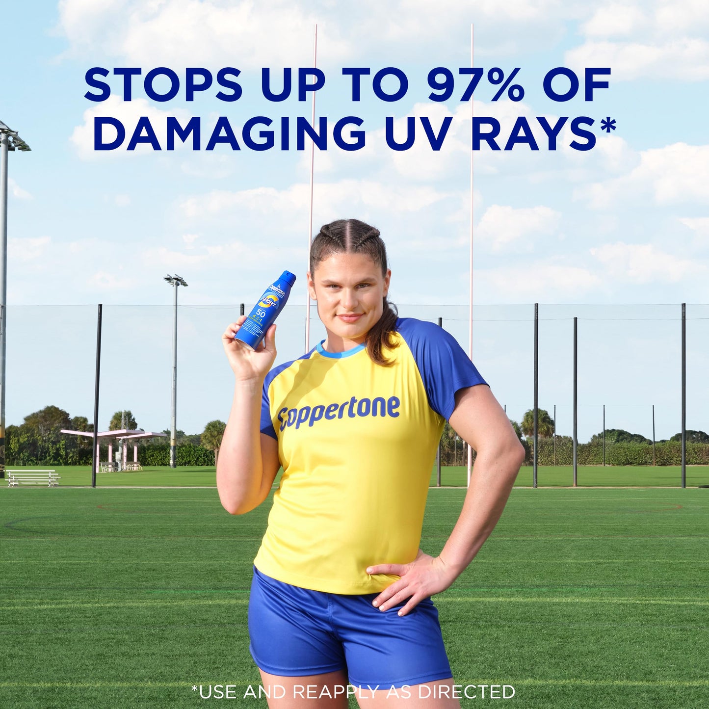 Coppertone Sport Sunscreen Spray SPF 30 Duo Pack, 4-in-1 Performance, Sweat and Water Resistant Spray Sunscreen Broad Spectrum SPF 30 UVA/UVB Protection, Oxybenzone Free, 2x 215mL 🍁 All In One Marketplace Canada