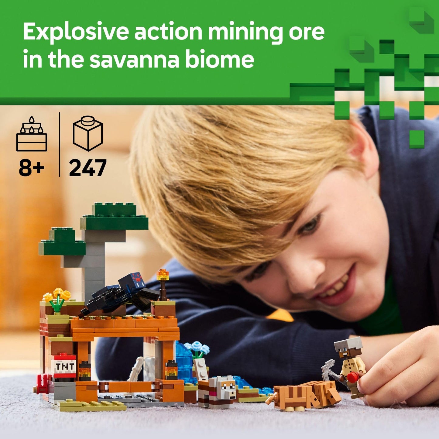 LEGO Minecraft The Armadillo Mine Expedition Toy Figures and Playset - Building Minecraft Toy for Kids, Boys and Girls, Ages 8+ - with Gaming Figures for Pretend Play - Gift Idea for Birthdays - 21269 🍁 All In One Marketplace Canada