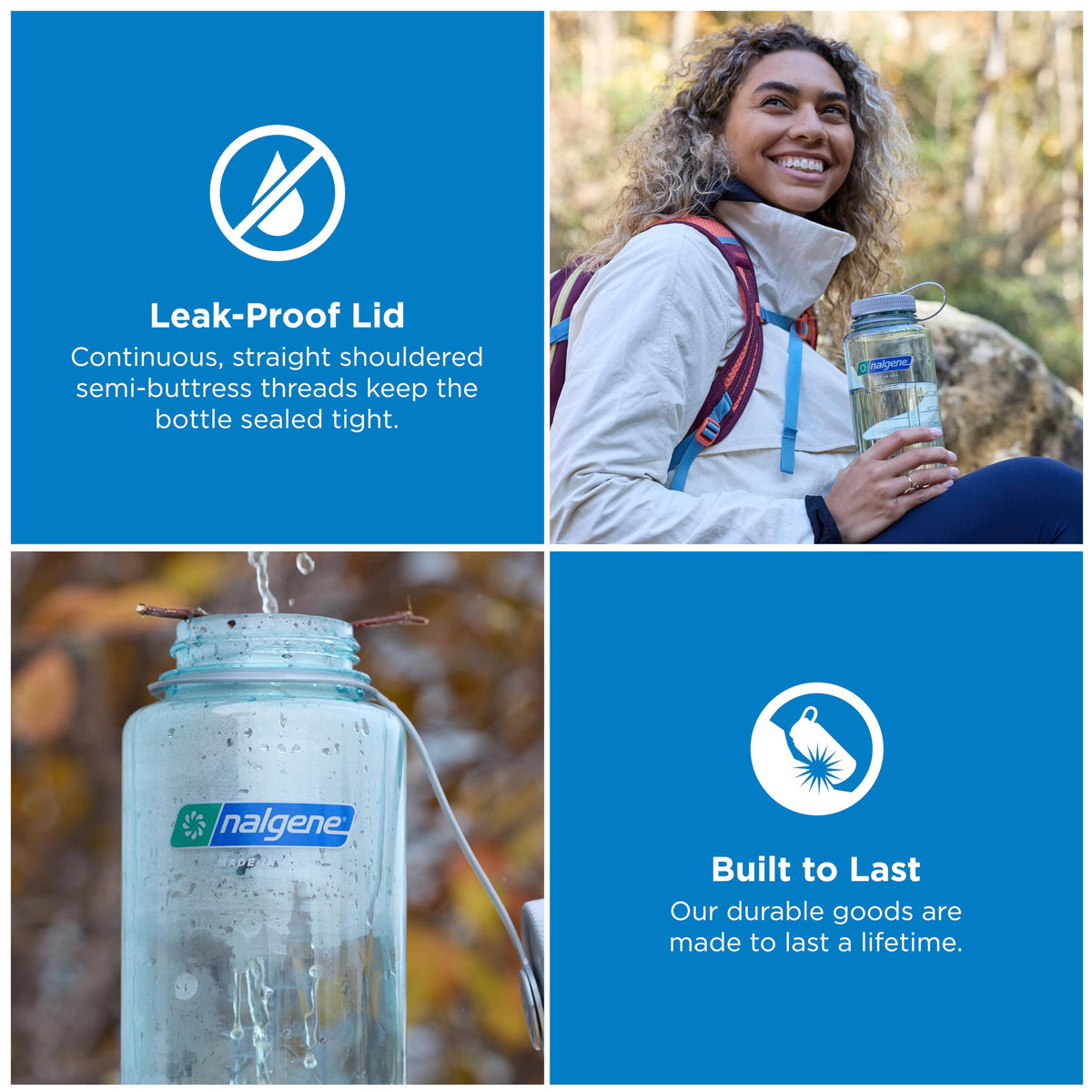 Nalgene 32 oz Wide Mouth Water Bottle, Seafoam 🍁 All In One Marketplace Canada