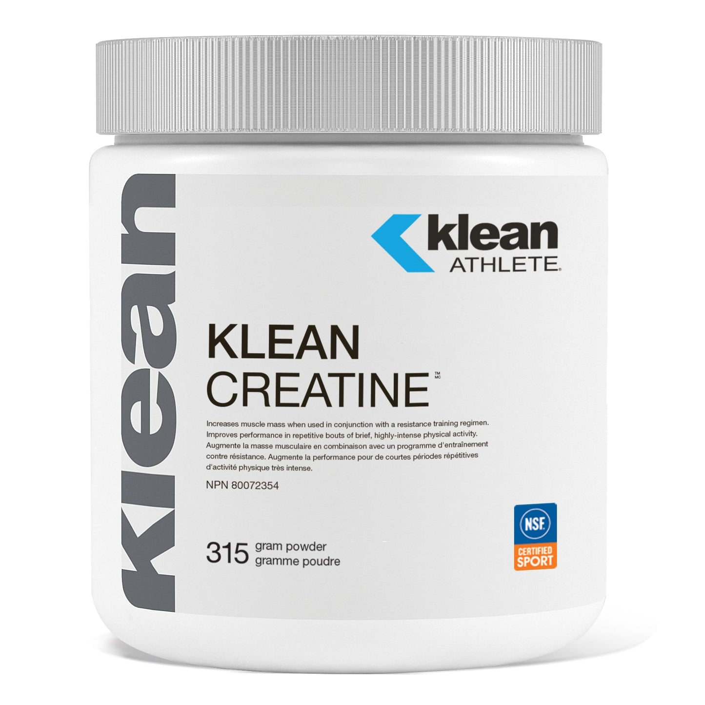 Klean Athlete - Klean Creatine - Supports Muscle Strength and Performance* - NSF Certified for Sport - 315 Grams Powder 🍁 All In One Marketplace Canada