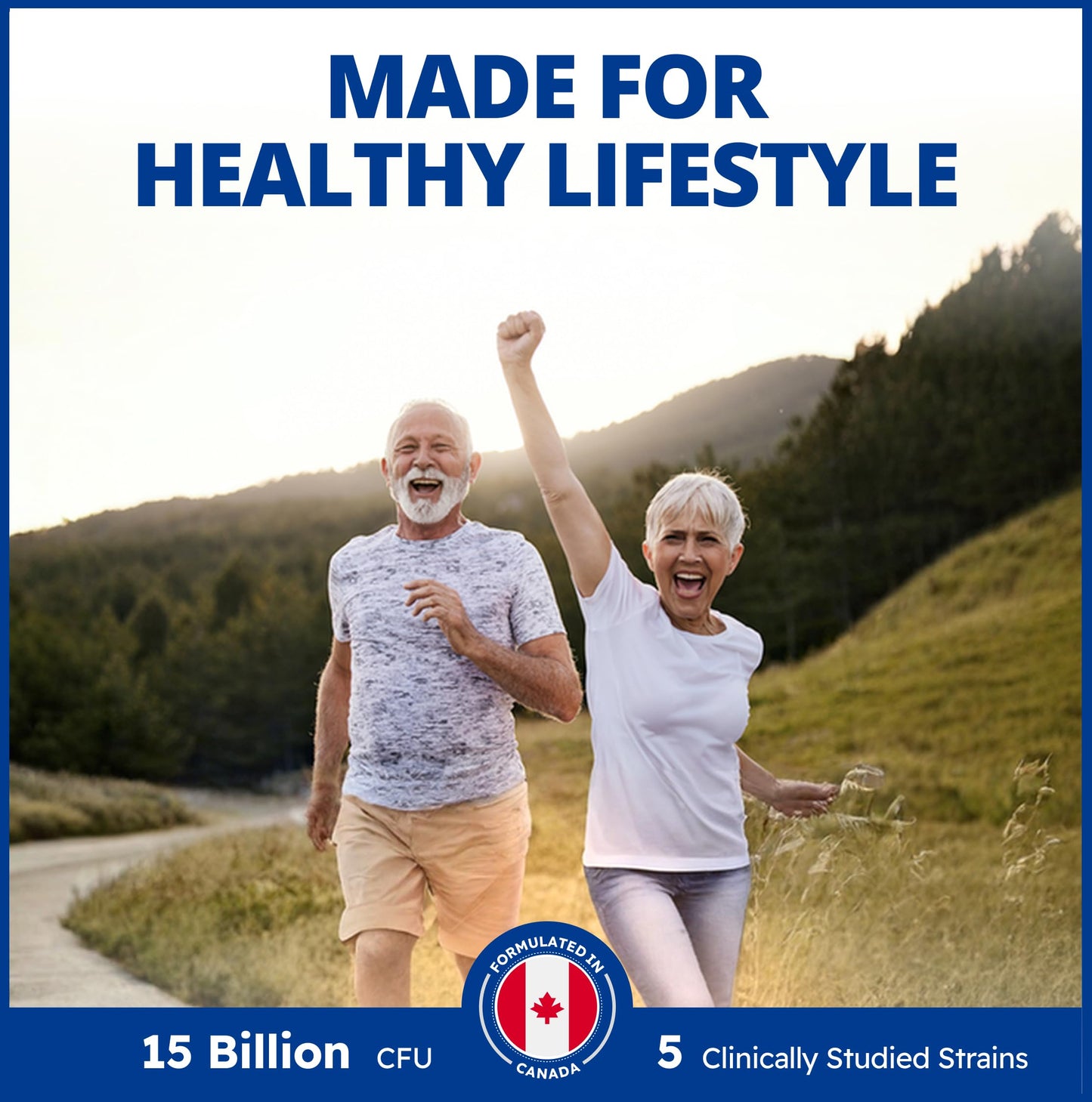 CanPrev Pro-Biotik 15 Billion CFU, 60 V-Caps 60-Day Supply - Non-GMO & Gluten-Free - Advanced Gut Health Formula with 5 Probiotic Strains Supplement - Supports Digestive Balance and Eases Bloating 🍁 All In One Marketplace Canada