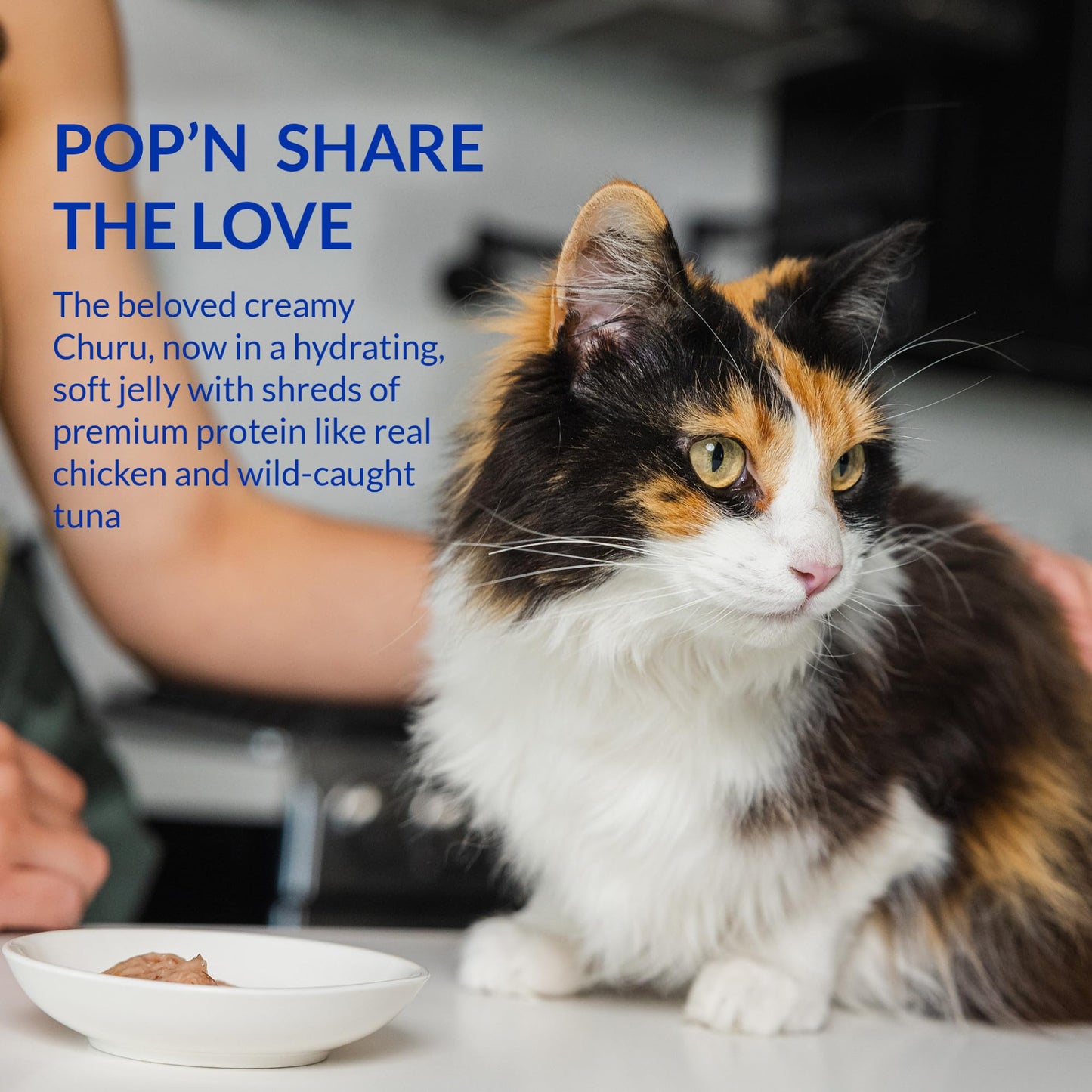 INABA Churu Pop'N Serve Jelly Cat Treat with Vitamin E & Taurine, 34 gram Cup, 20 Cups, Tuna & Chicken Variety 🍁 All In One Marketplace Canada