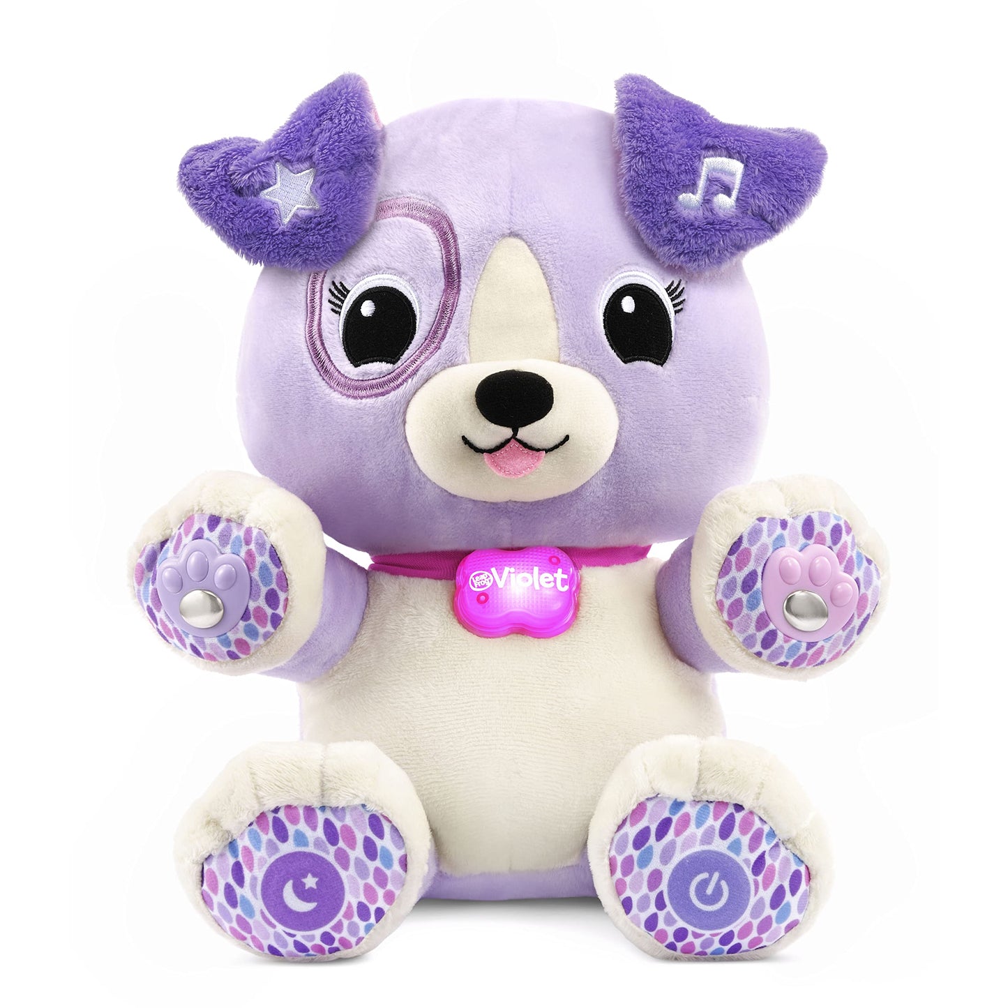 LeapFrog My Pal Violet Smarty Paws, Infant Plush Toy with Personalization, Music and lullabies, Learning Content for Baby to Toddler, English Version 🍁 All In One Marketplace Canada