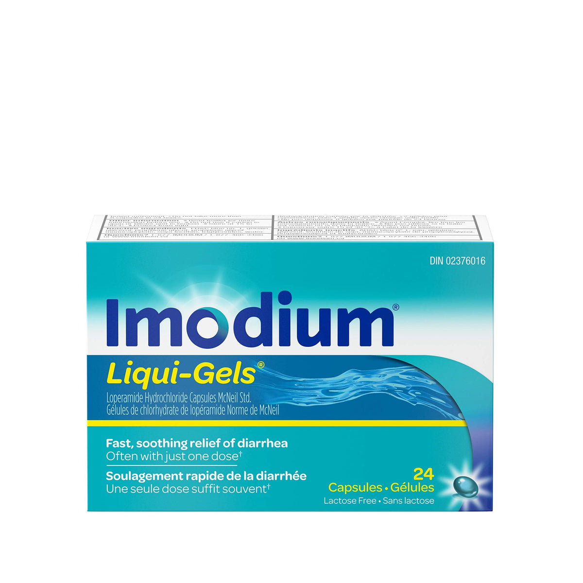 Imodium Diarrhea Relief, Liqui-Gels, 24 Count 🍁 All In One Marketplace Canada