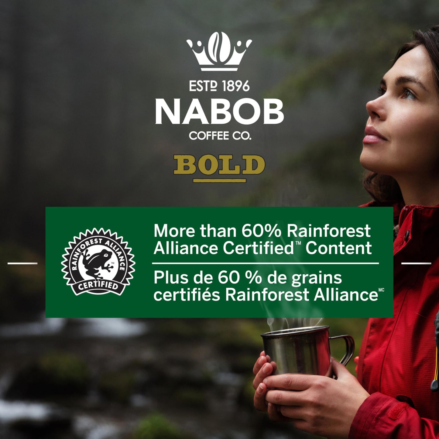 Nabob Full City Dark Coffee 100% Compostable Pods, 292g Box 🍁 All In One Marketplace Canada