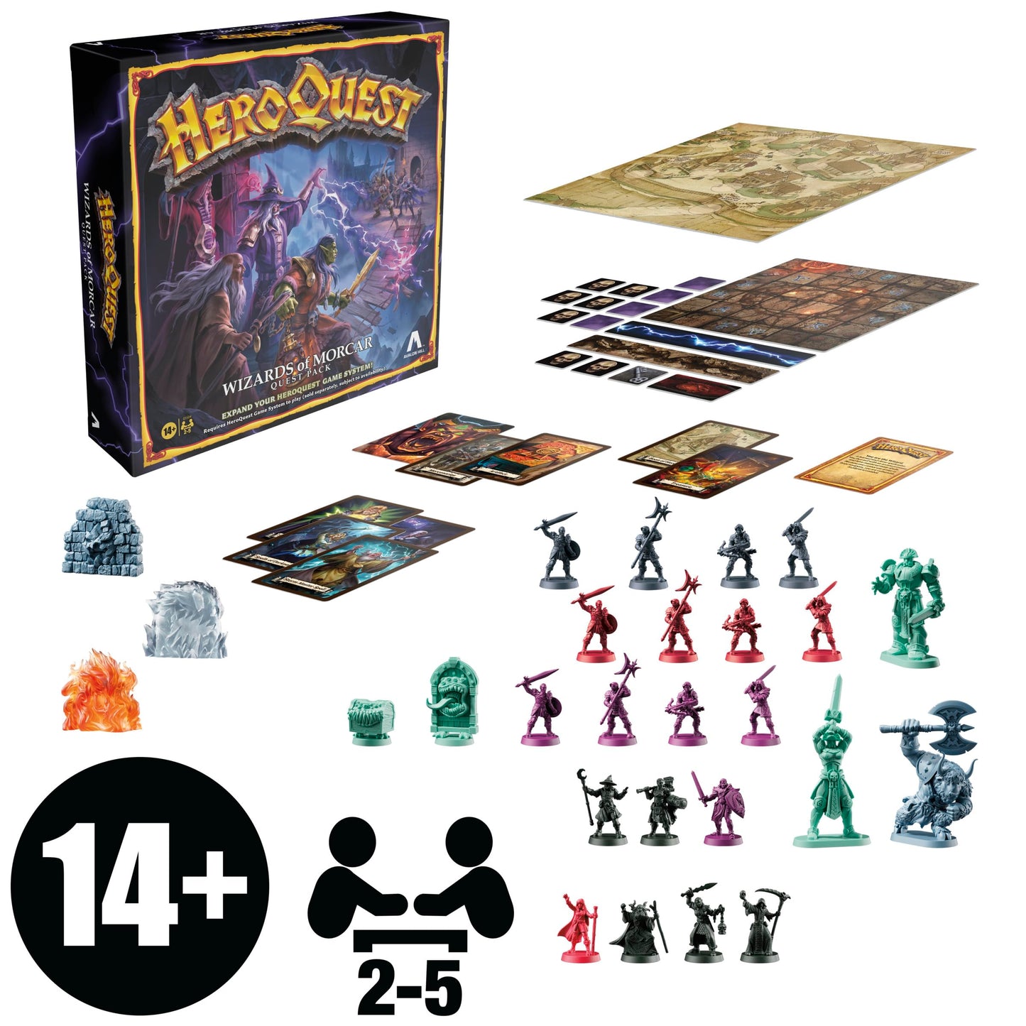 Avalon Hill HeroQuest Wizards of Morcar Quest Pack – Ages 14+ – 2 to 5 Players – Roleplaying Games 🍁 All In One Marketplace Canada