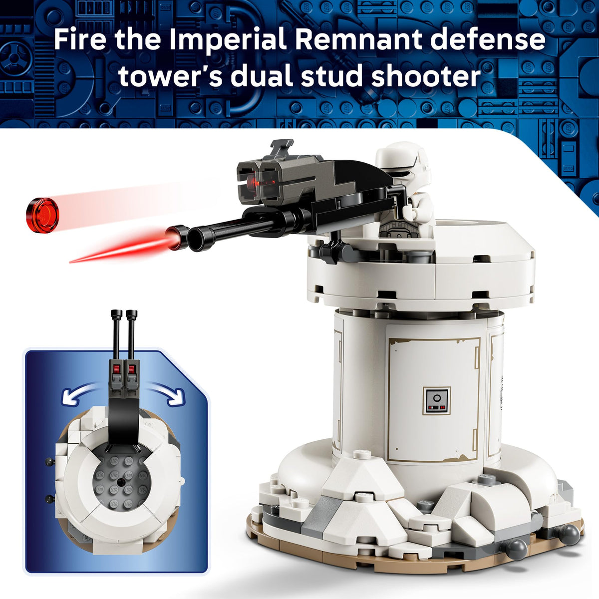 LEGO Star Wars AT-RT Attack - Building Toy for Boys & Girls, Ages 7+ - with The Mandalorian & Grogu Minifigures - Playset for Kids - Gift for Birthdays - 75444 🍁 All In One Marketplace Canada
