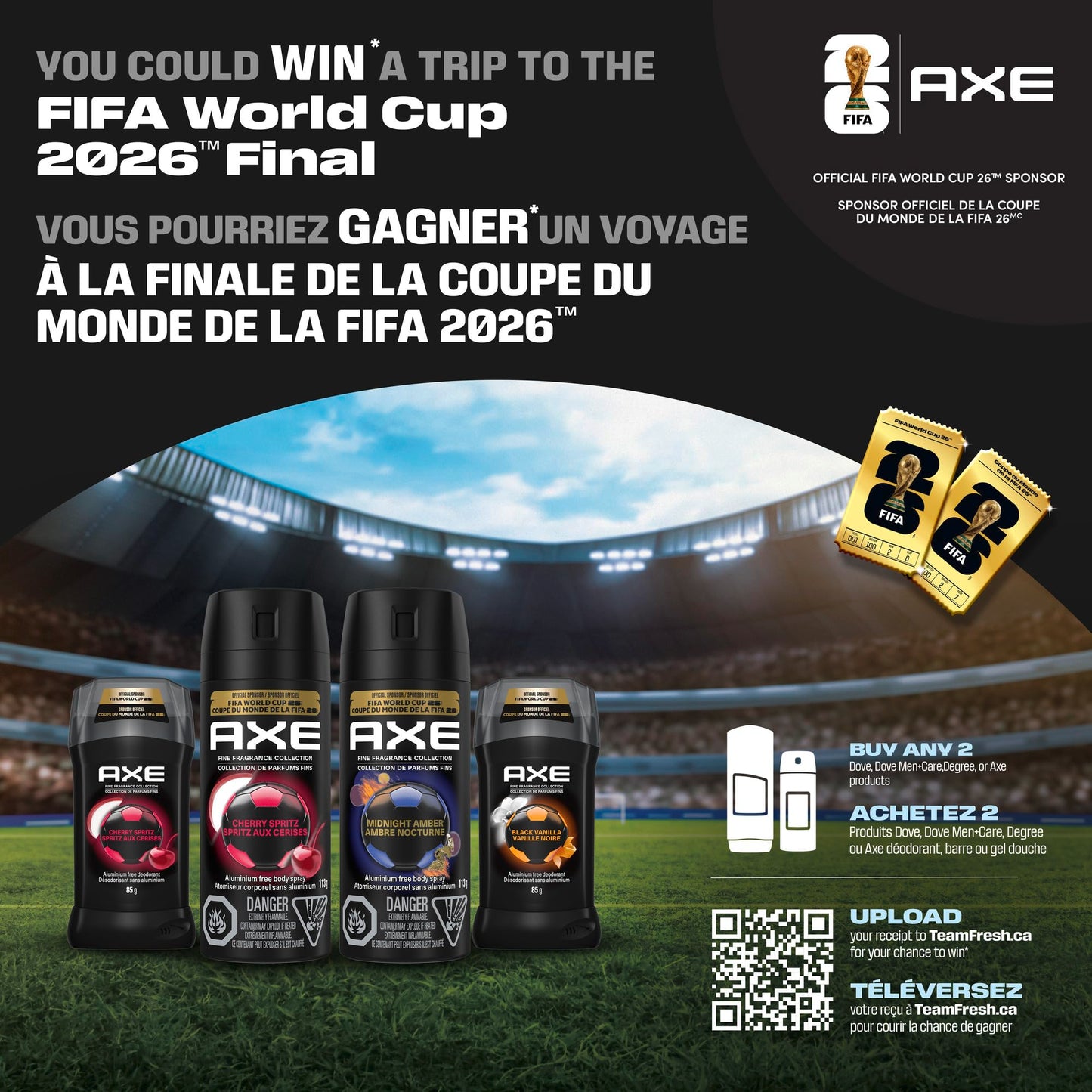 AXE Apollo Deodorant Body Spray, for long-lasting odour protection, Sage & Cedarwood, Aluminum-free Deodorant, 113g (Pack of 4) 🍁 All In One Marketplace Canada