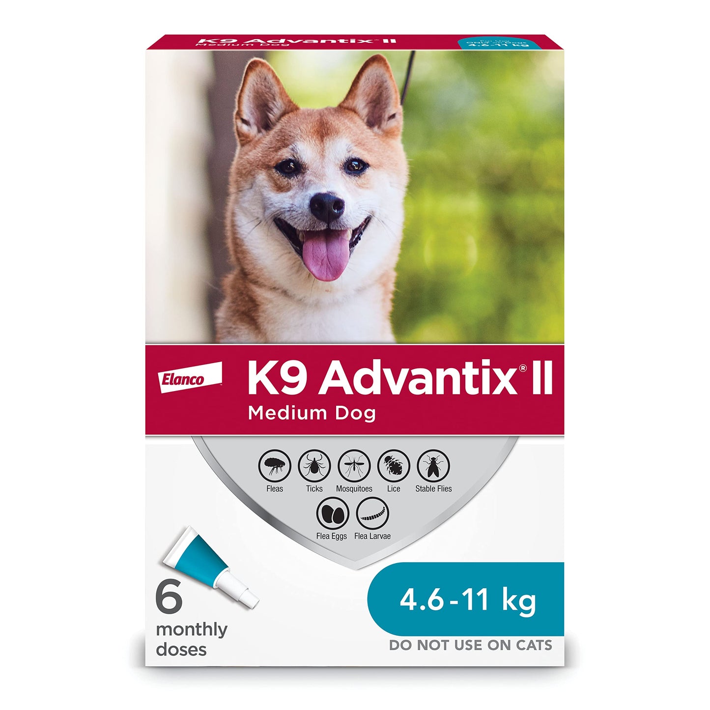 K9 Advantix II - Flea/Tick Prevention - Vet Recommended - Medium Dog - 6-Pk 🍁 All In One Marketplace Canada