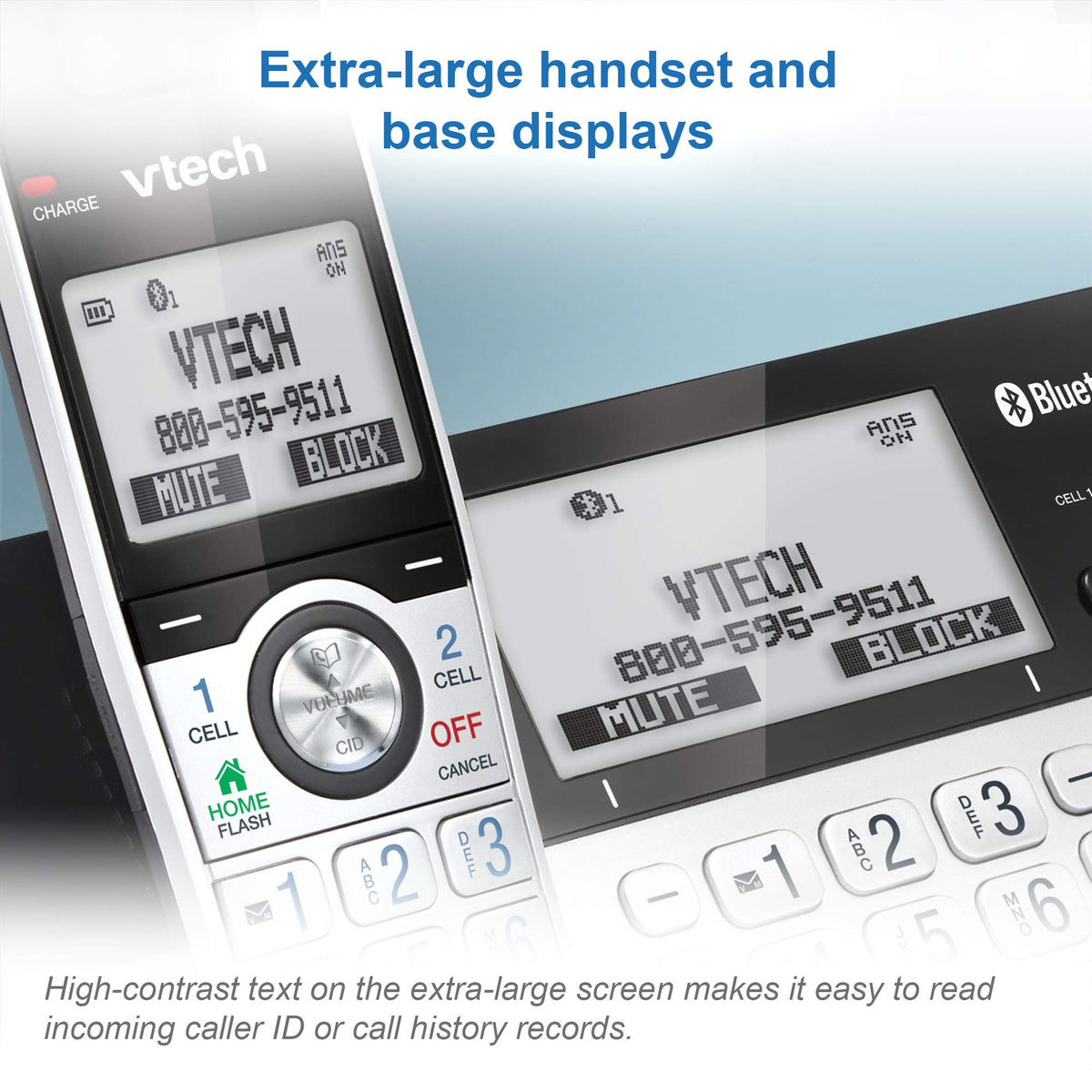 VTech IS8151-5 Answering System with 5 Handsets, Connect to Cell and Super Long Range (IS8151-5S) 🍁 All In One Marketplace Canada