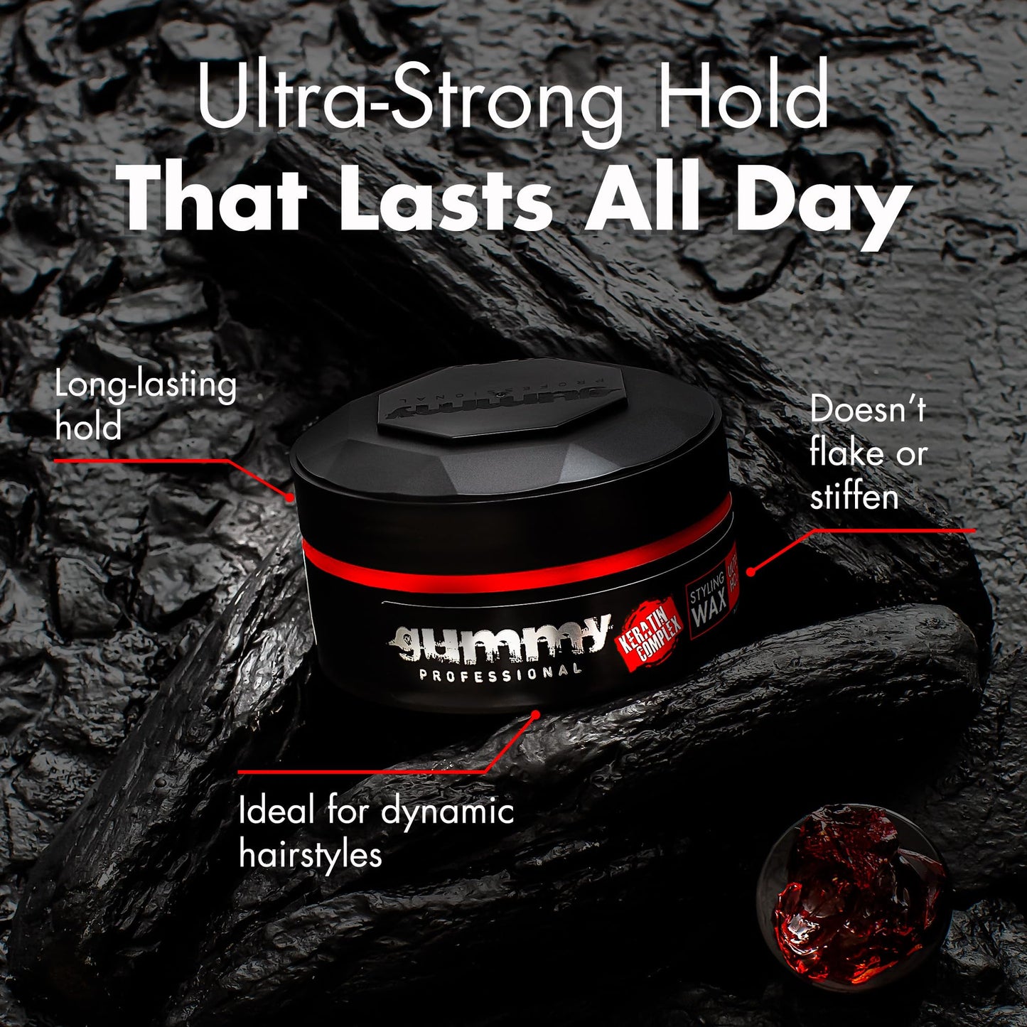 Fonex Gummy Styling Wax Ultra Hold 150 ml (Pack of 1) 🍁 All In One Marketplace Canada